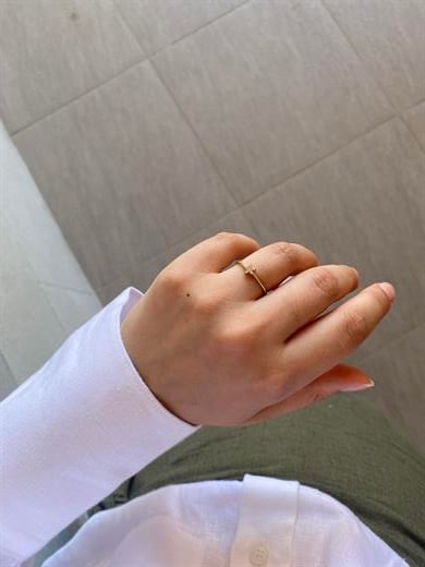14 Ayar Estelle Yüzük