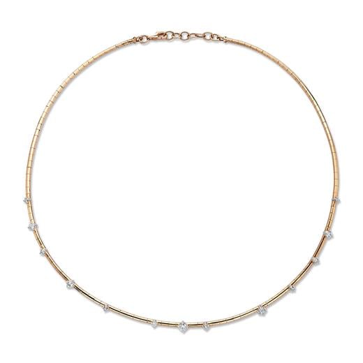 18 Ayar Alira Pırlanta Choker Kolye