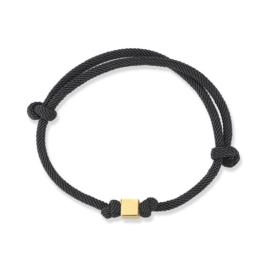 Odda75 14 Ayar Altın Küp İp Bileklik