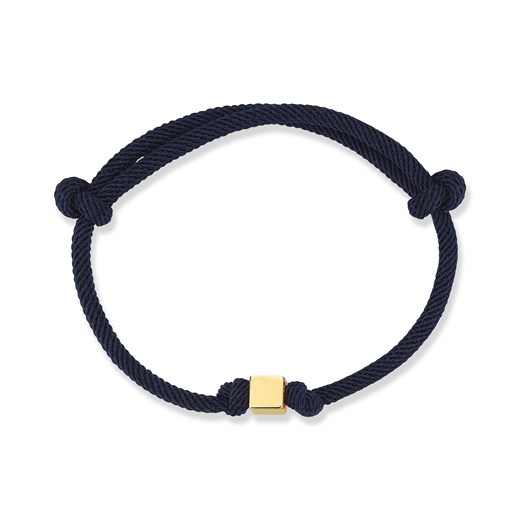 Odda75 14 Ayar Altın Küp İp Bileklik