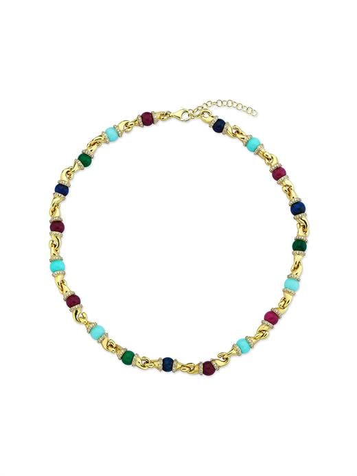 Odda75 Altın Kaplama Milena Kolye