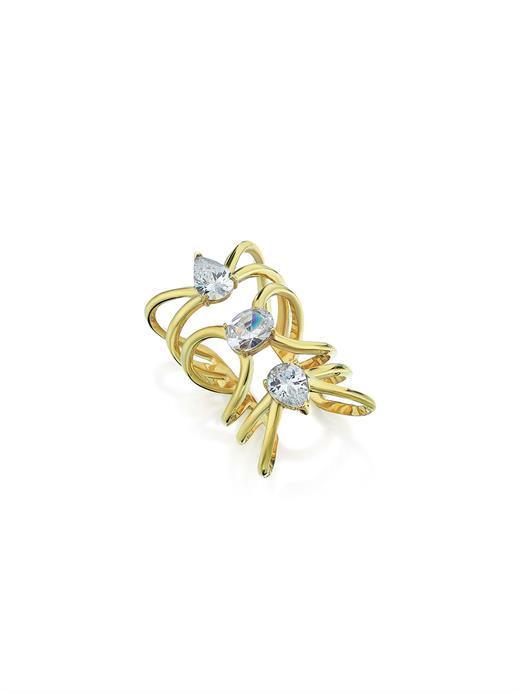 Odda75 Altın Kaplama Neyra Yüzük