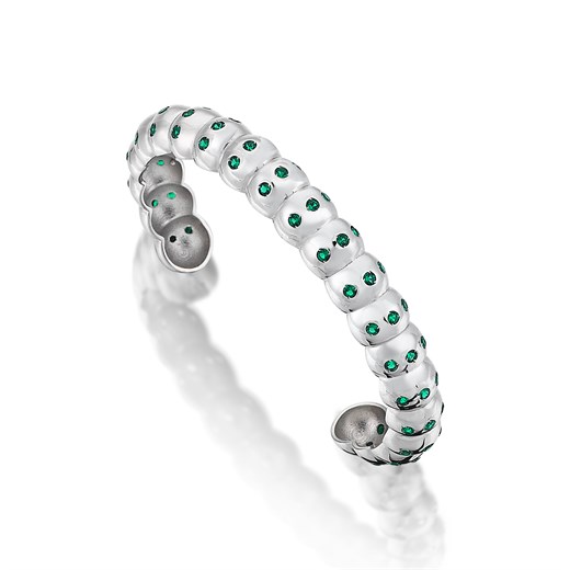 Odda75 Beyaz Altın Kaplama Füreya Bilezik