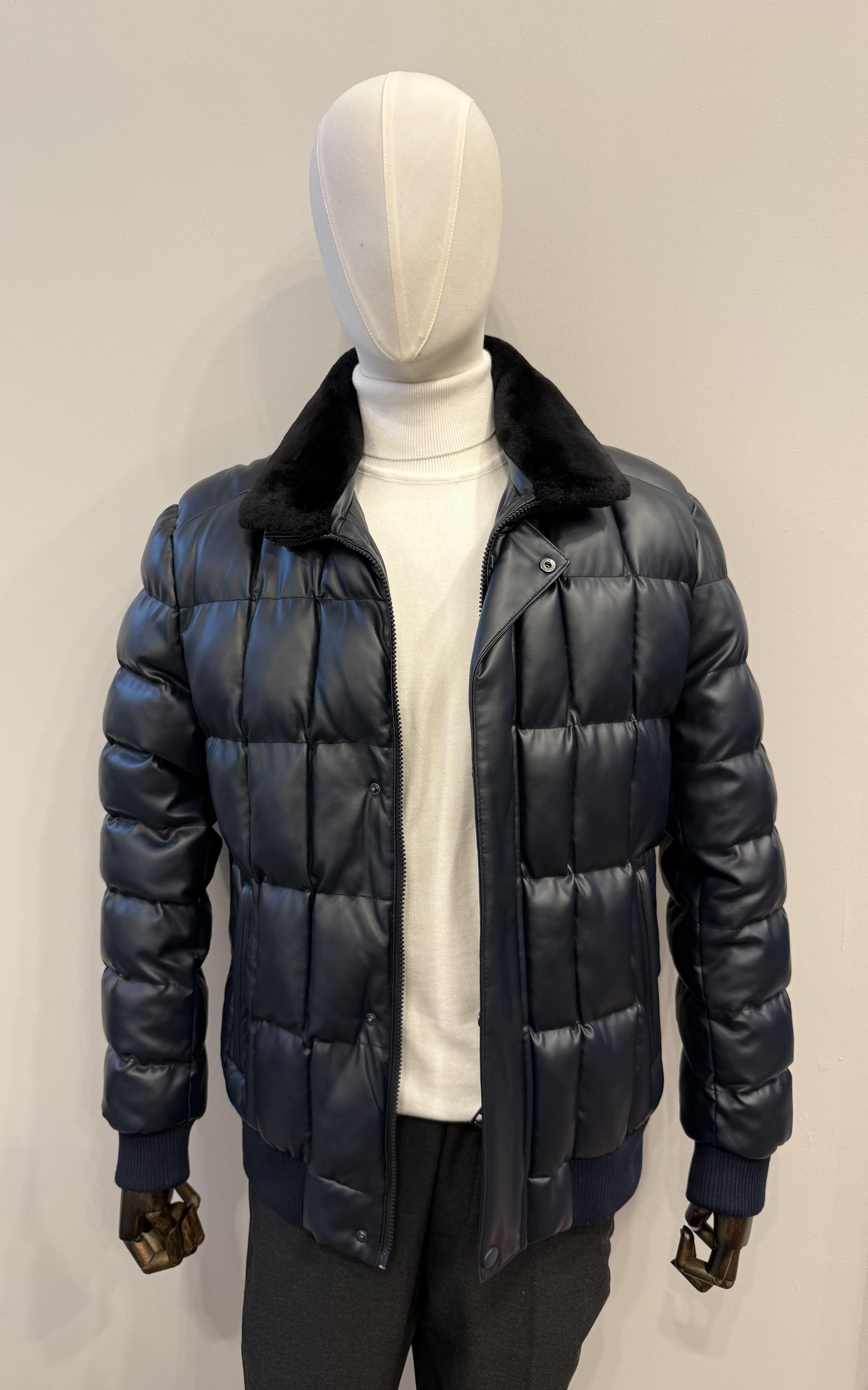 LACİVERT SLİMFİT MONT