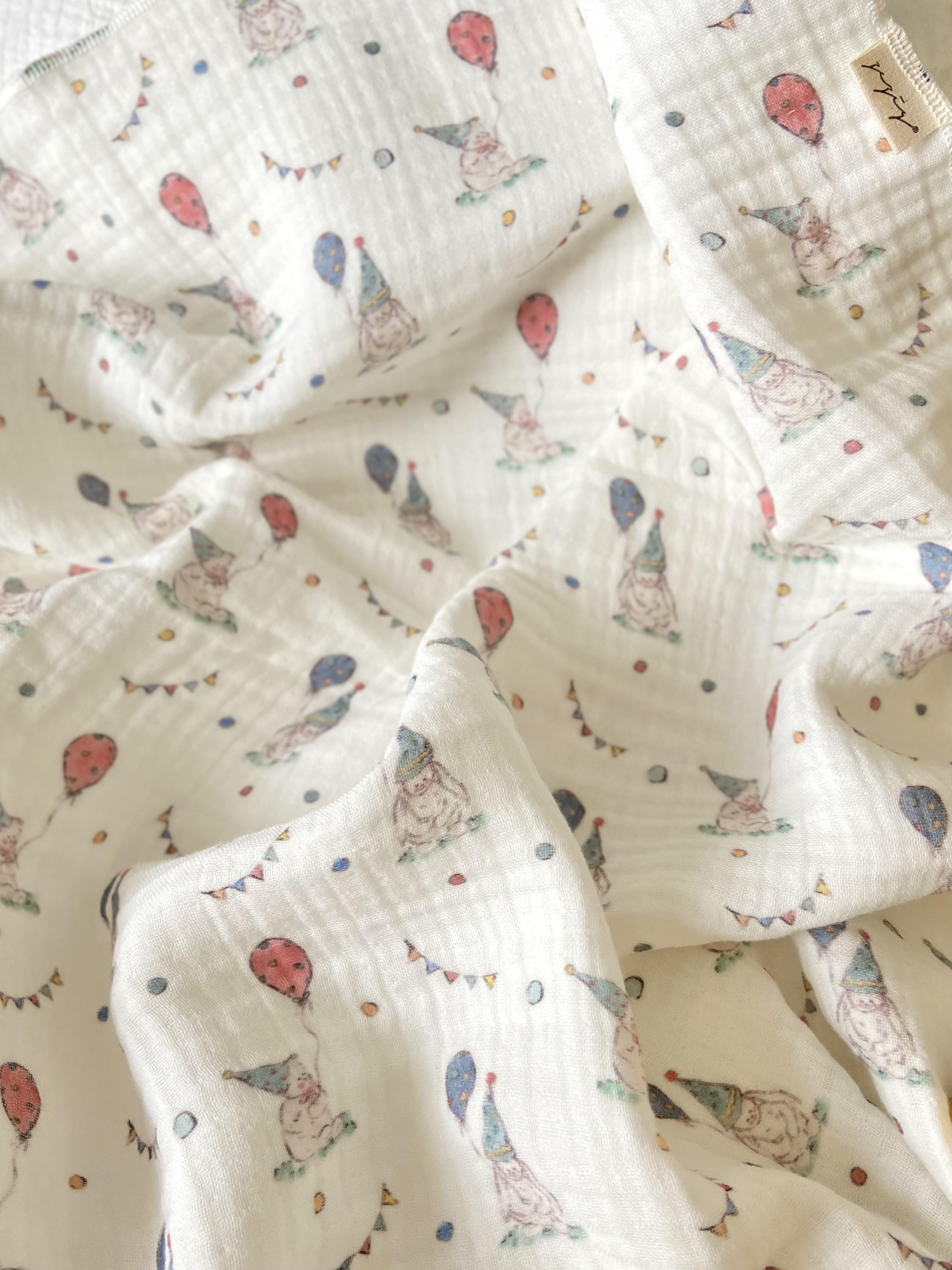 Bebiş 4 Katlı Müslin Örtü - 85x100