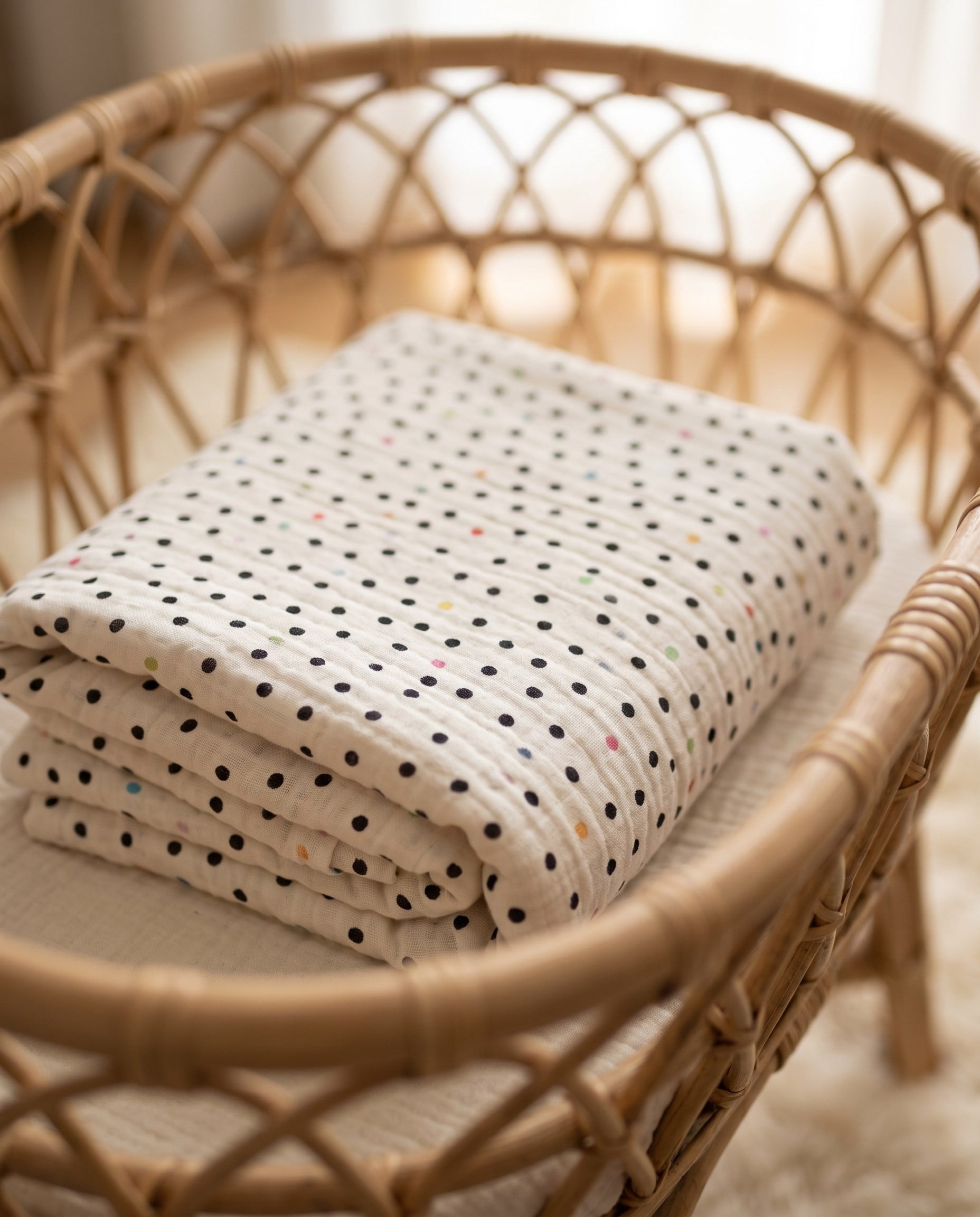 Dynamic Dots Müslin Örtü
