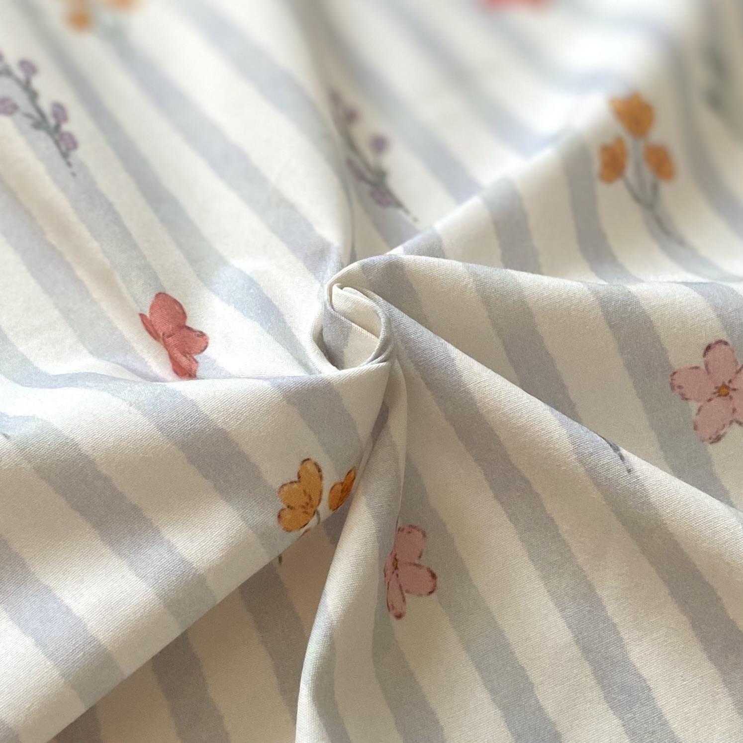 Grace - Blue Poplin Kumaş