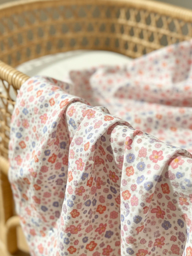 Live Flowers Müslin Örtü