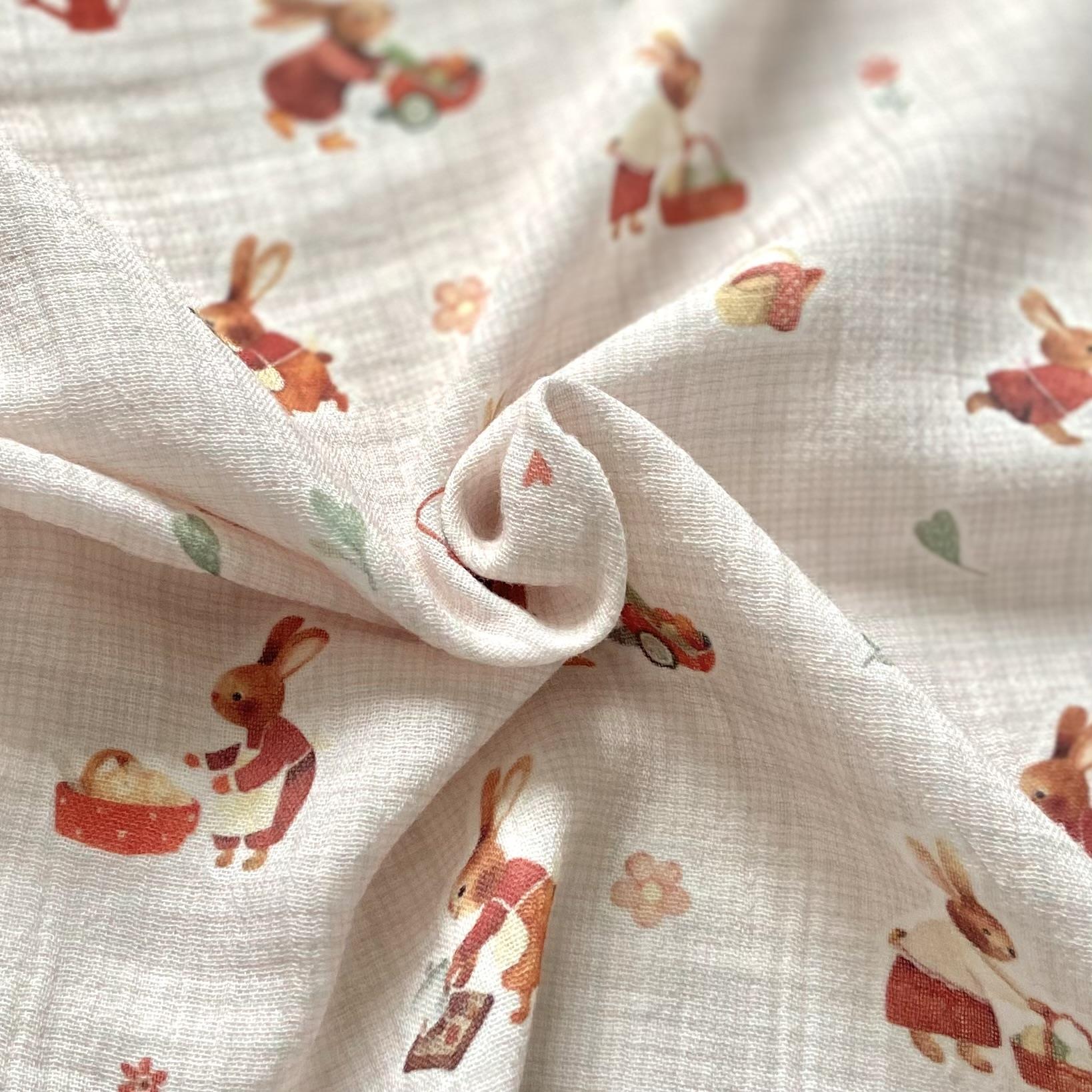 Lovely Rabbits Müslin Kumaş