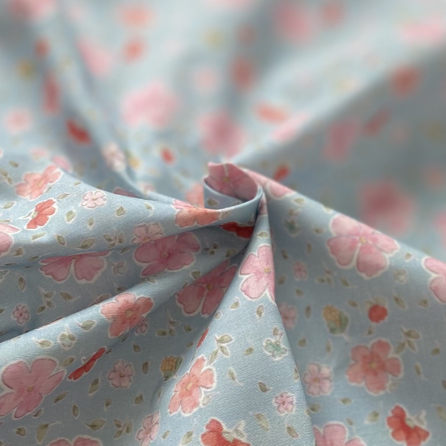 Minetzie - Blue Poplin Kumaş
