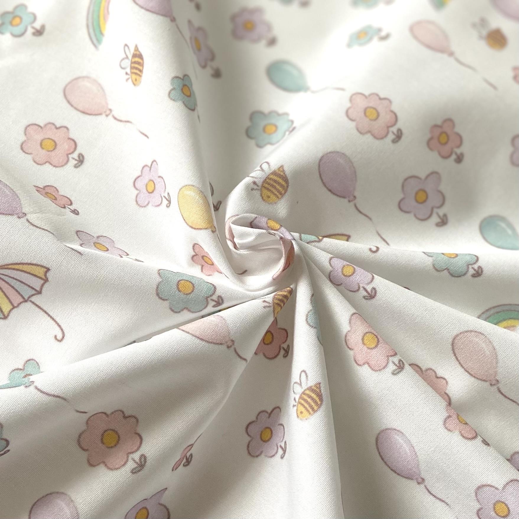 Zezig Soft Doodle Poplin Kumaş