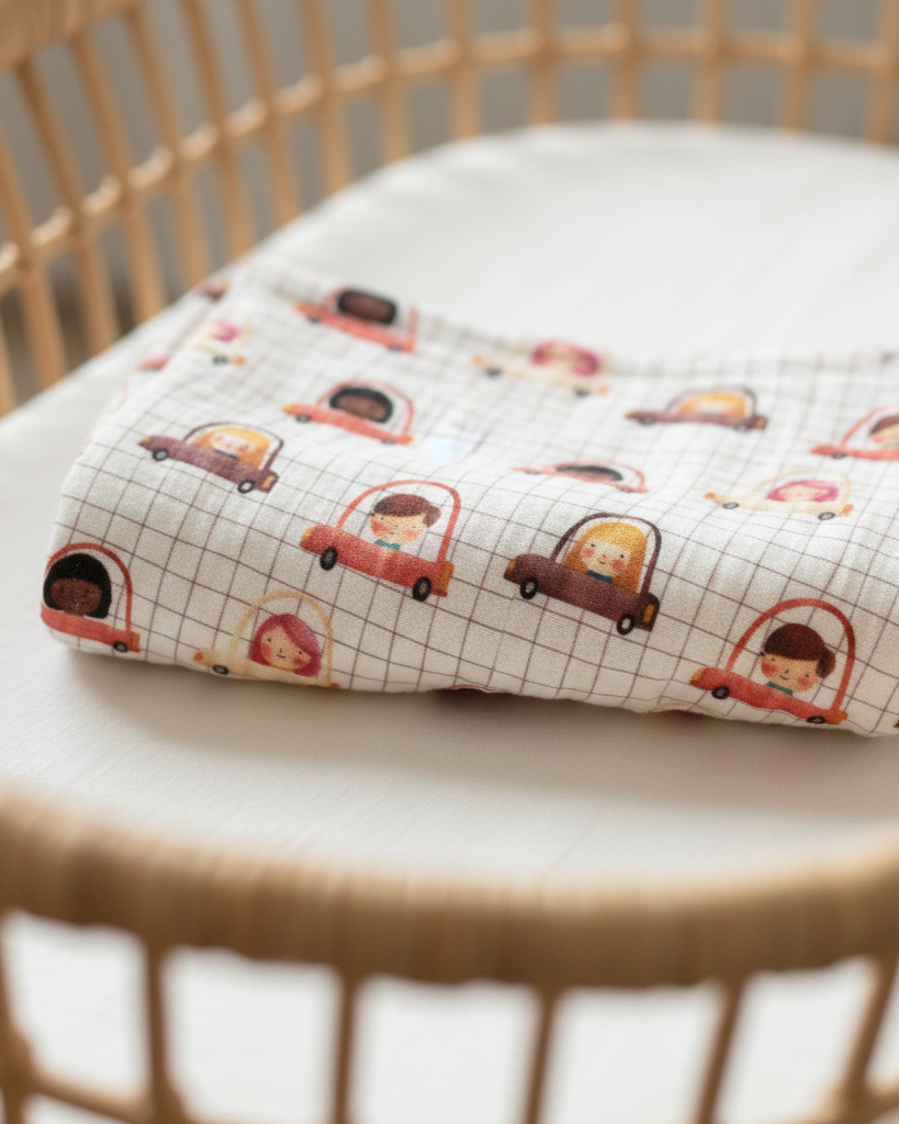 Baby Drivers Müslin Örtü