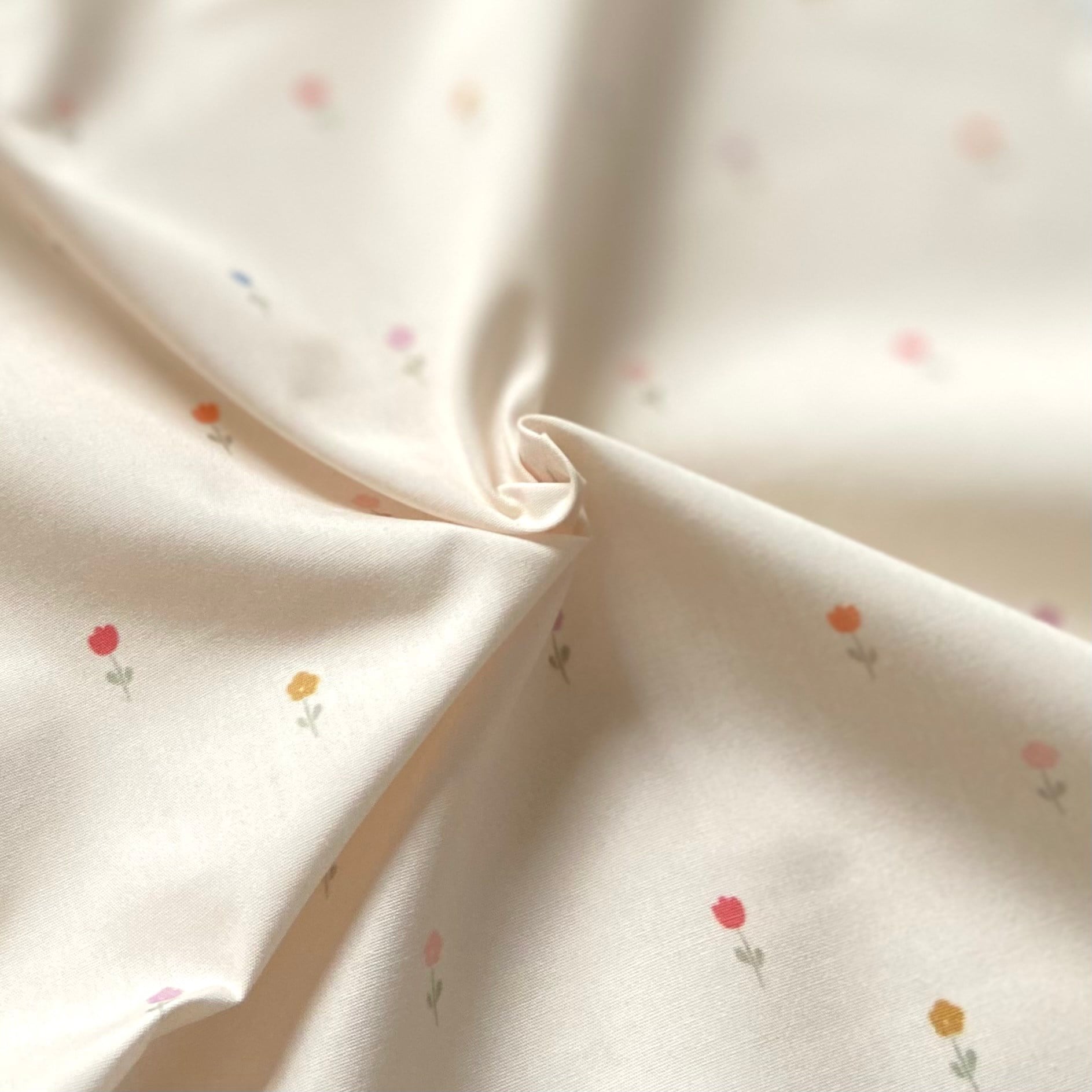 Basics - Flower Poplin Kumaş