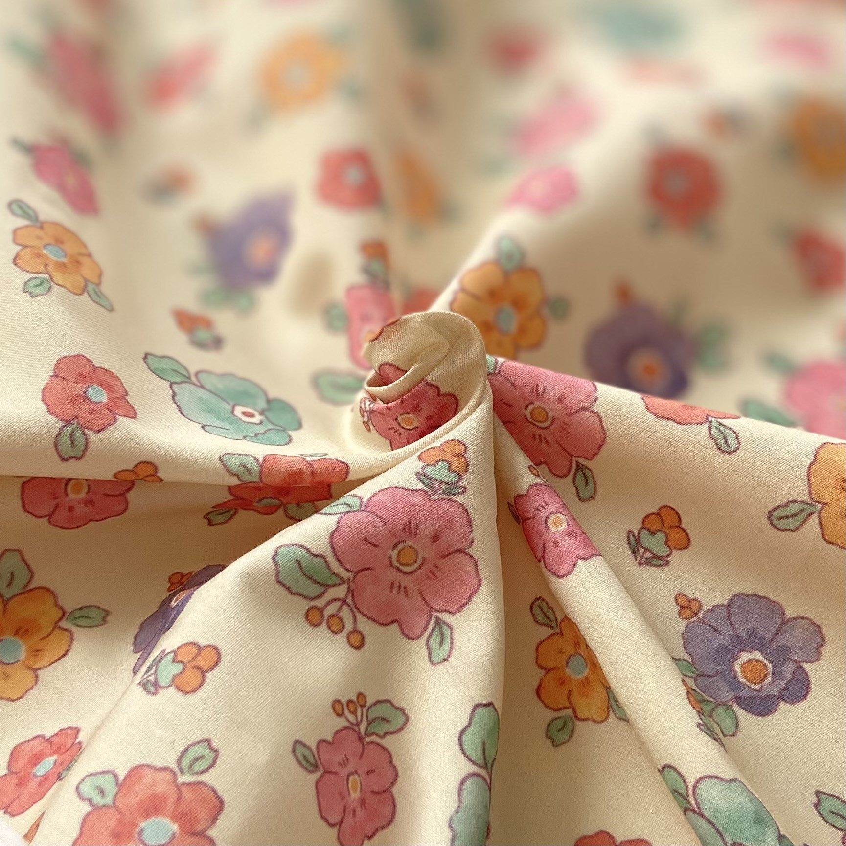 Cadienne Poplin Kumaş