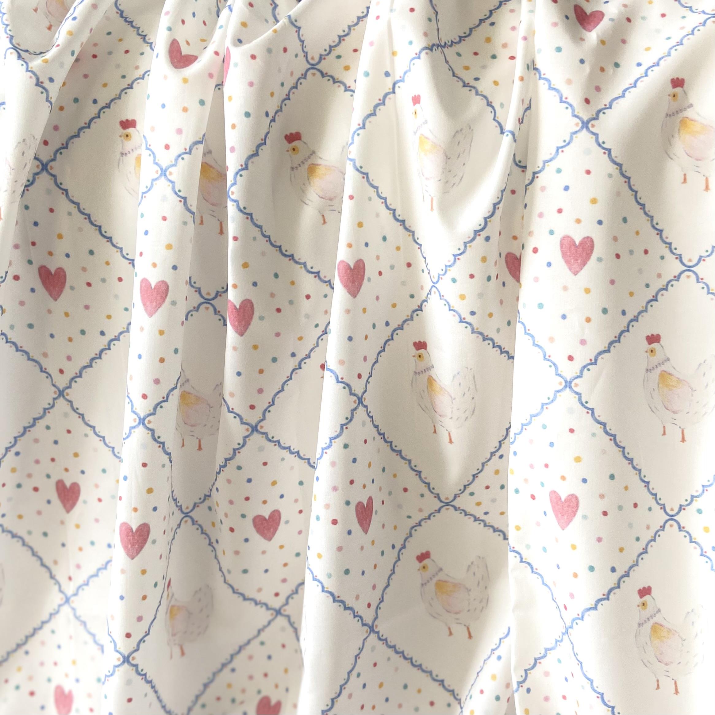Chiv Rooster Poplin Kumaş