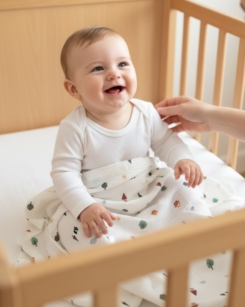 Countryside Muslin Blanket