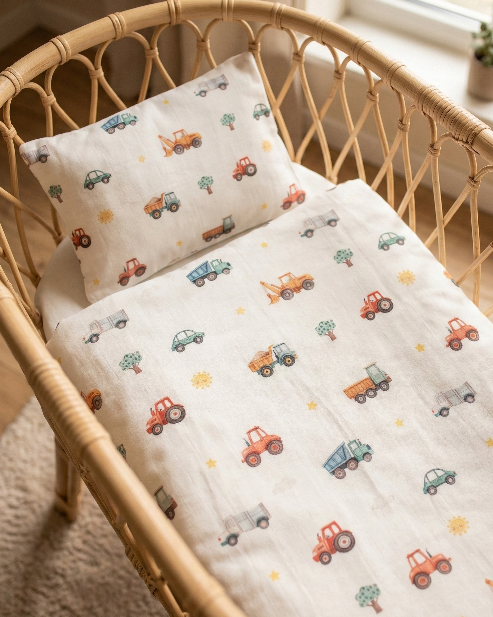 Cute Vehicles Bebek Nevresim Takımı