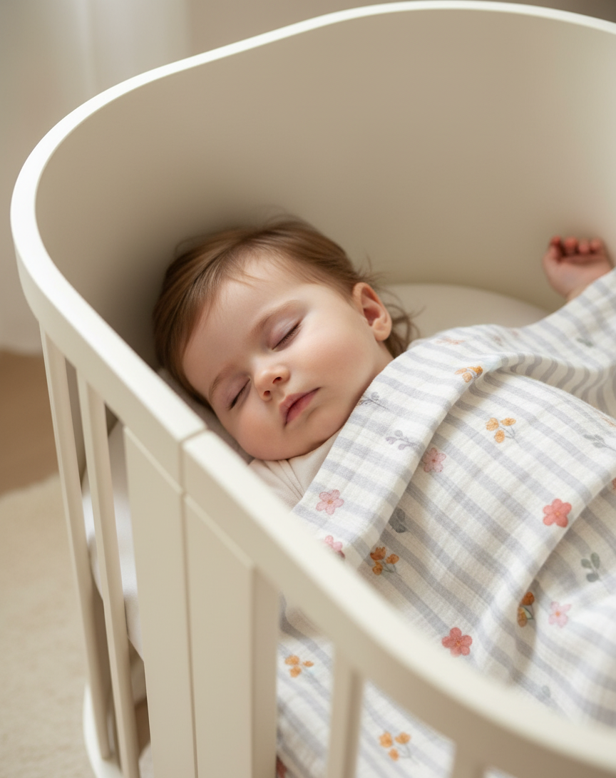 Grace - Blue Muslin Blanket