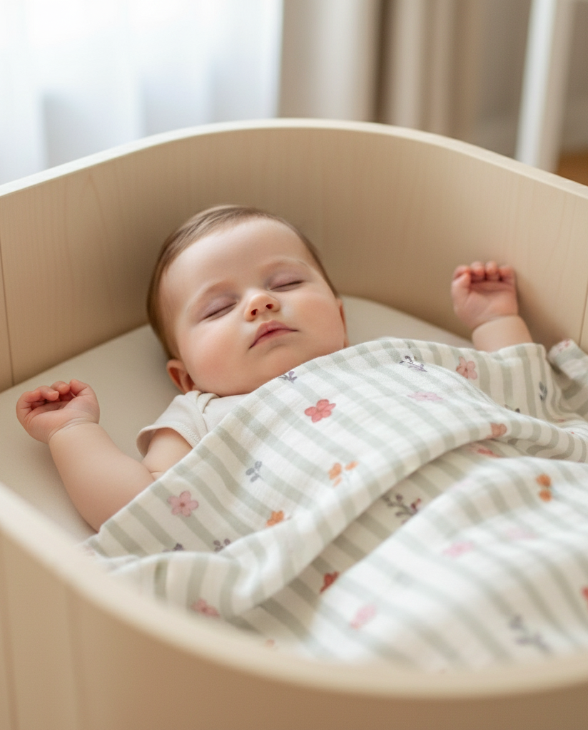Grace - Green Muslin Blanket