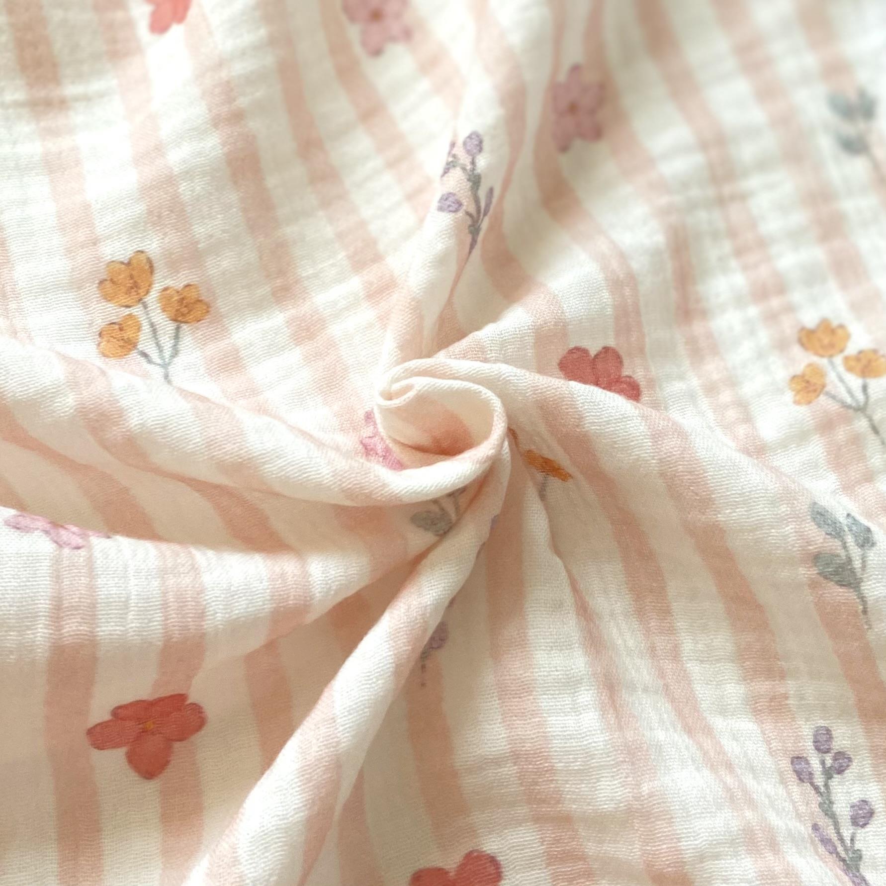 Grace - Pink Muslin Fabric