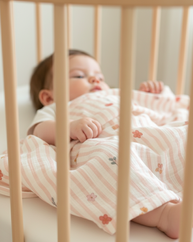 Grace - Pink Muslin Blanket