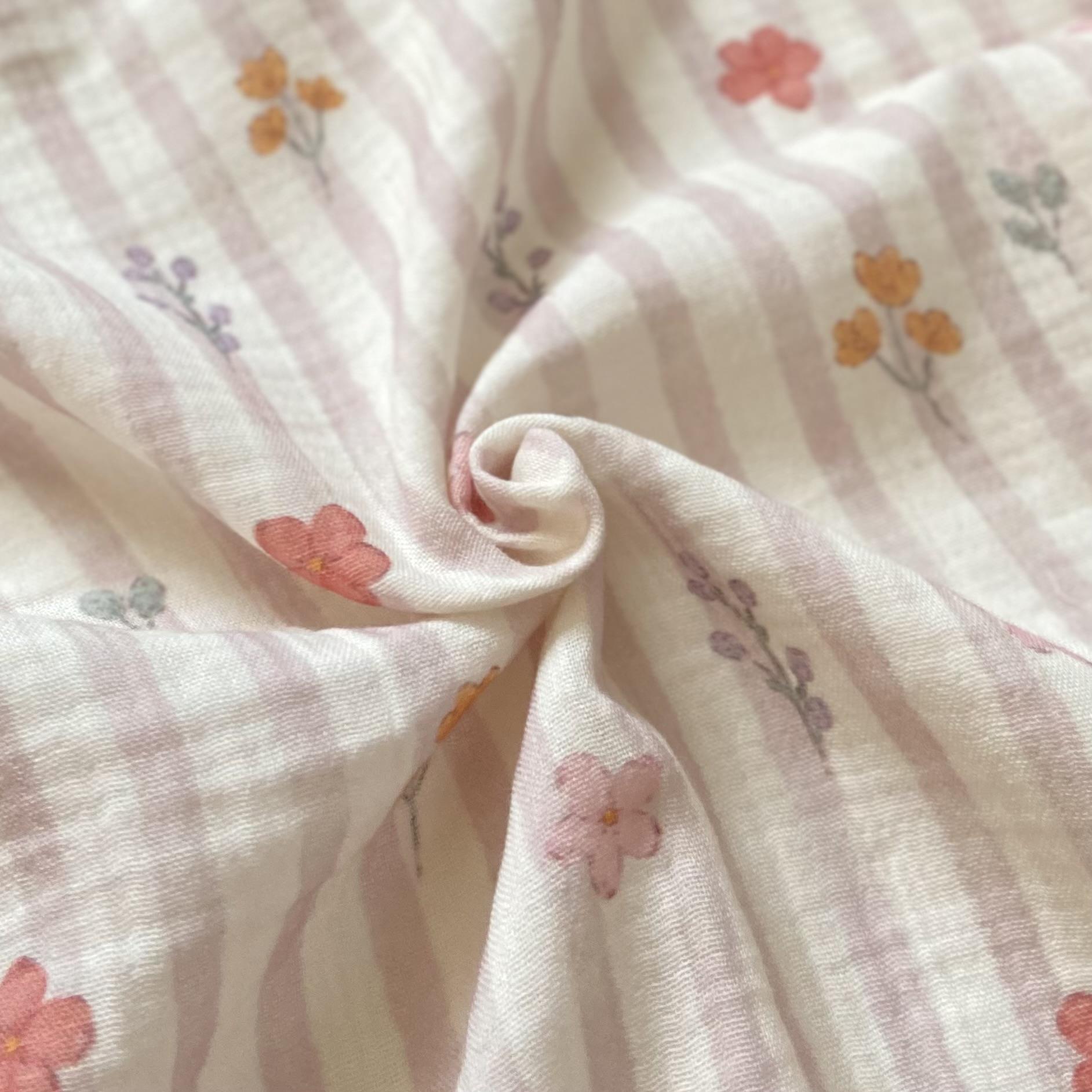 Grace - Purple Muslin Fabric