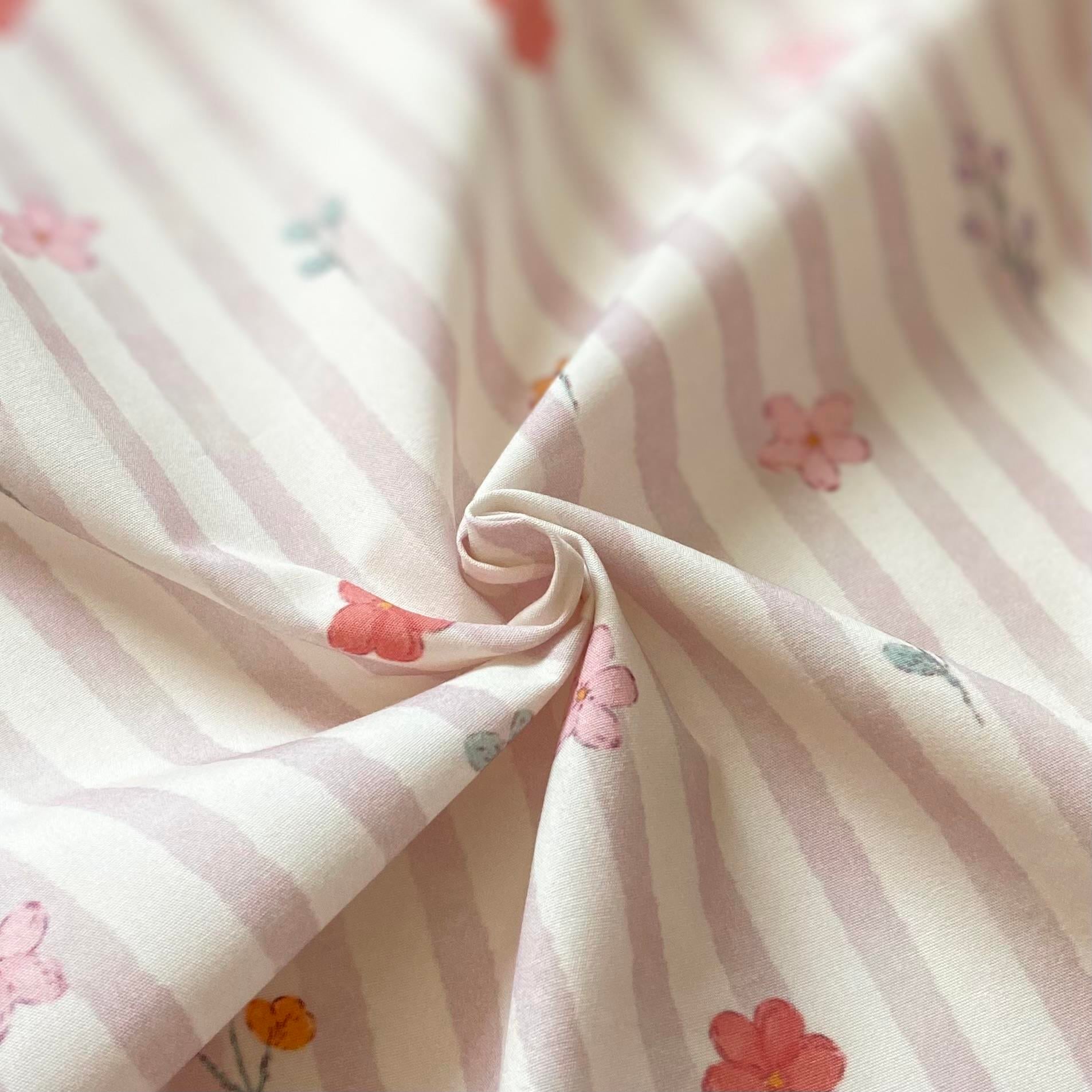 Grace - Purple Poplin Kumaş