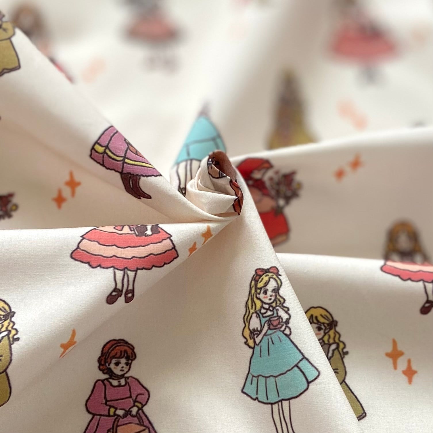 Little Ladies Poplin Kumaş