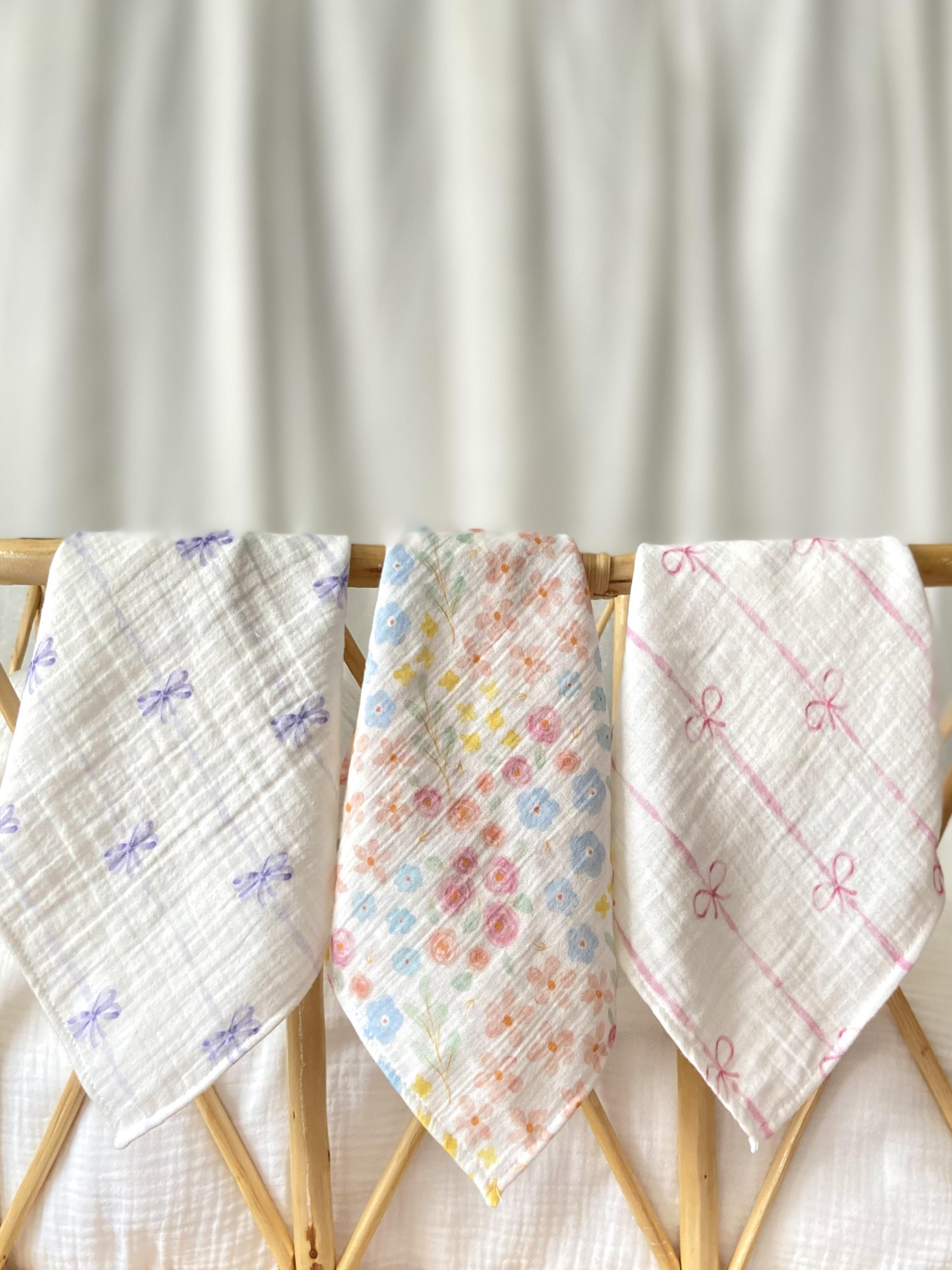 Muslin Wipes Set (3 Pieces) - Lifk
