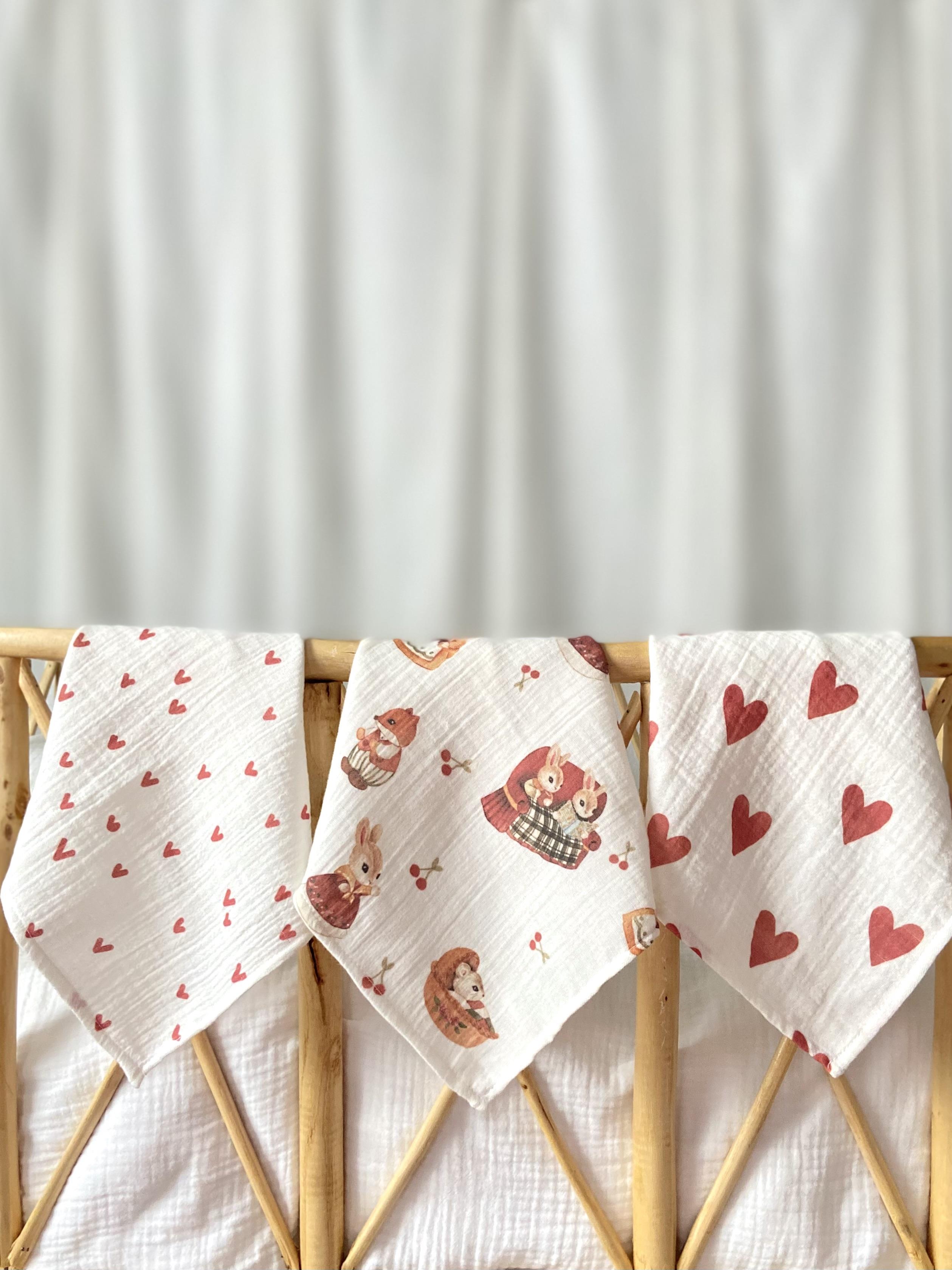 Muslin Wipes Set (3 Pieces)