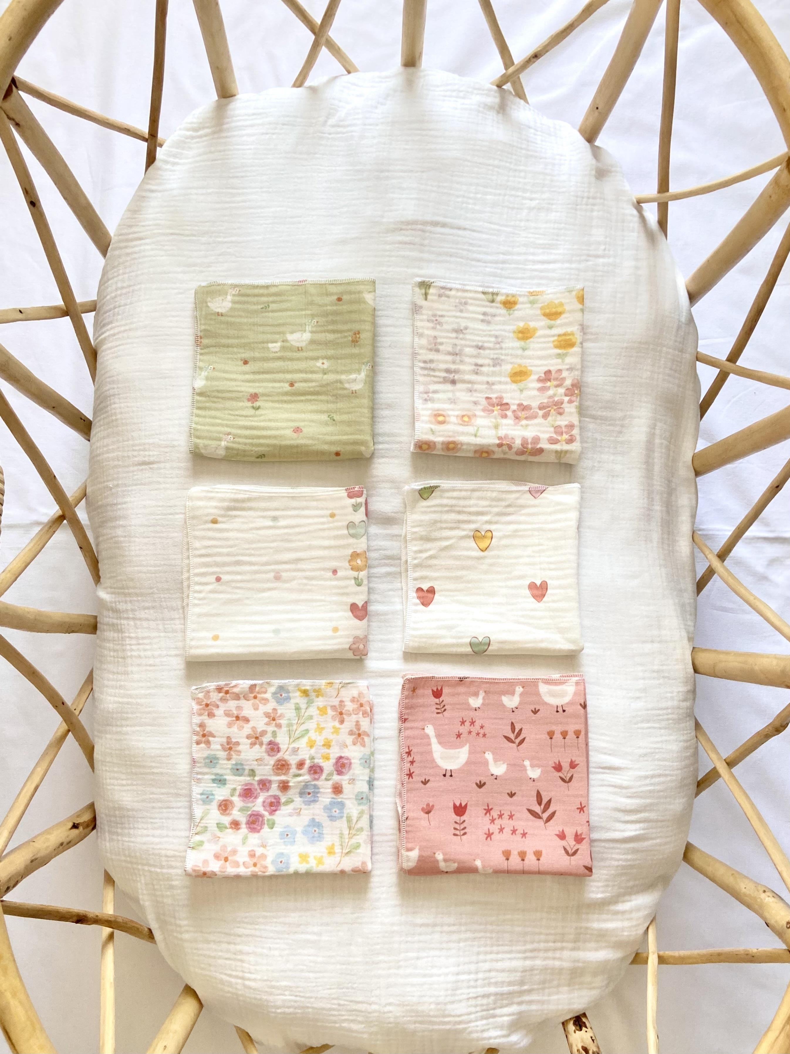 Muslin Wipes Set (6 Pieces) - PSTL