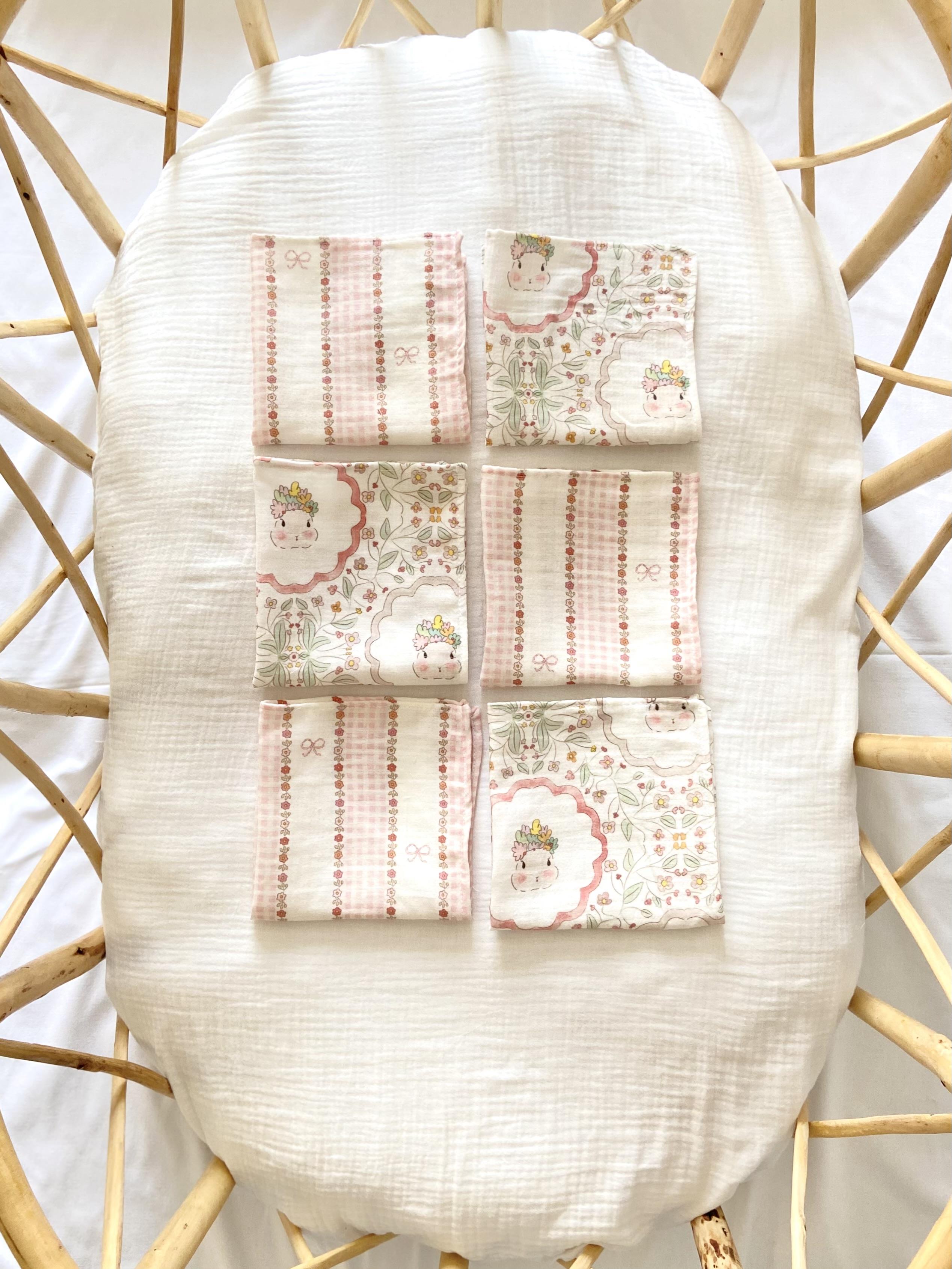 Muslin Wipes Set (6 Pieces) - SQRD