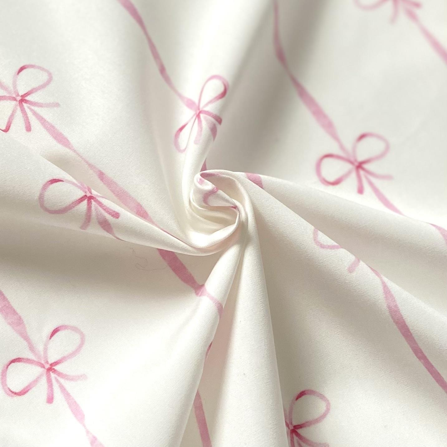 Pembe Fiyonk Poplin Kumaş