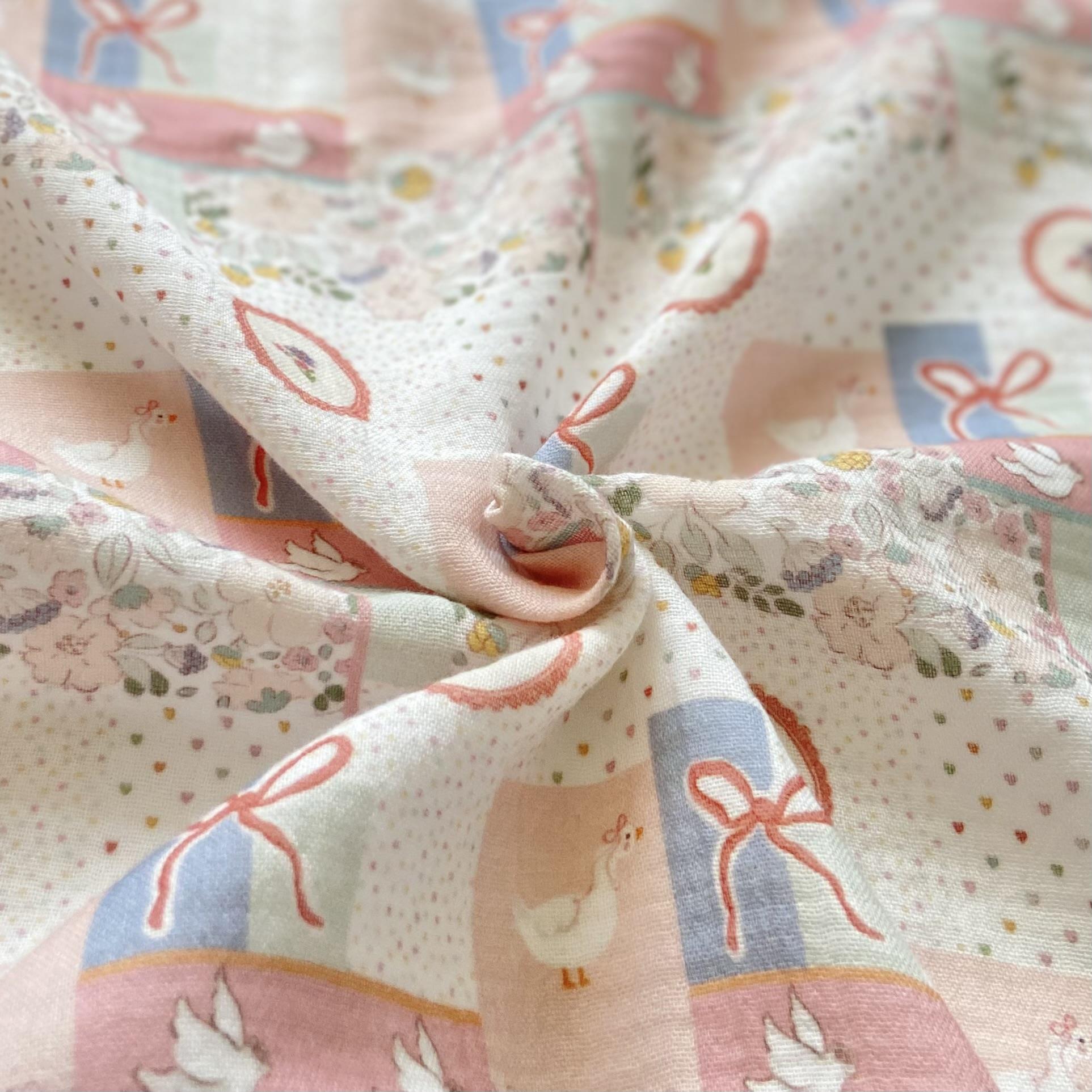 Pinky Patch Müslin Kumaş