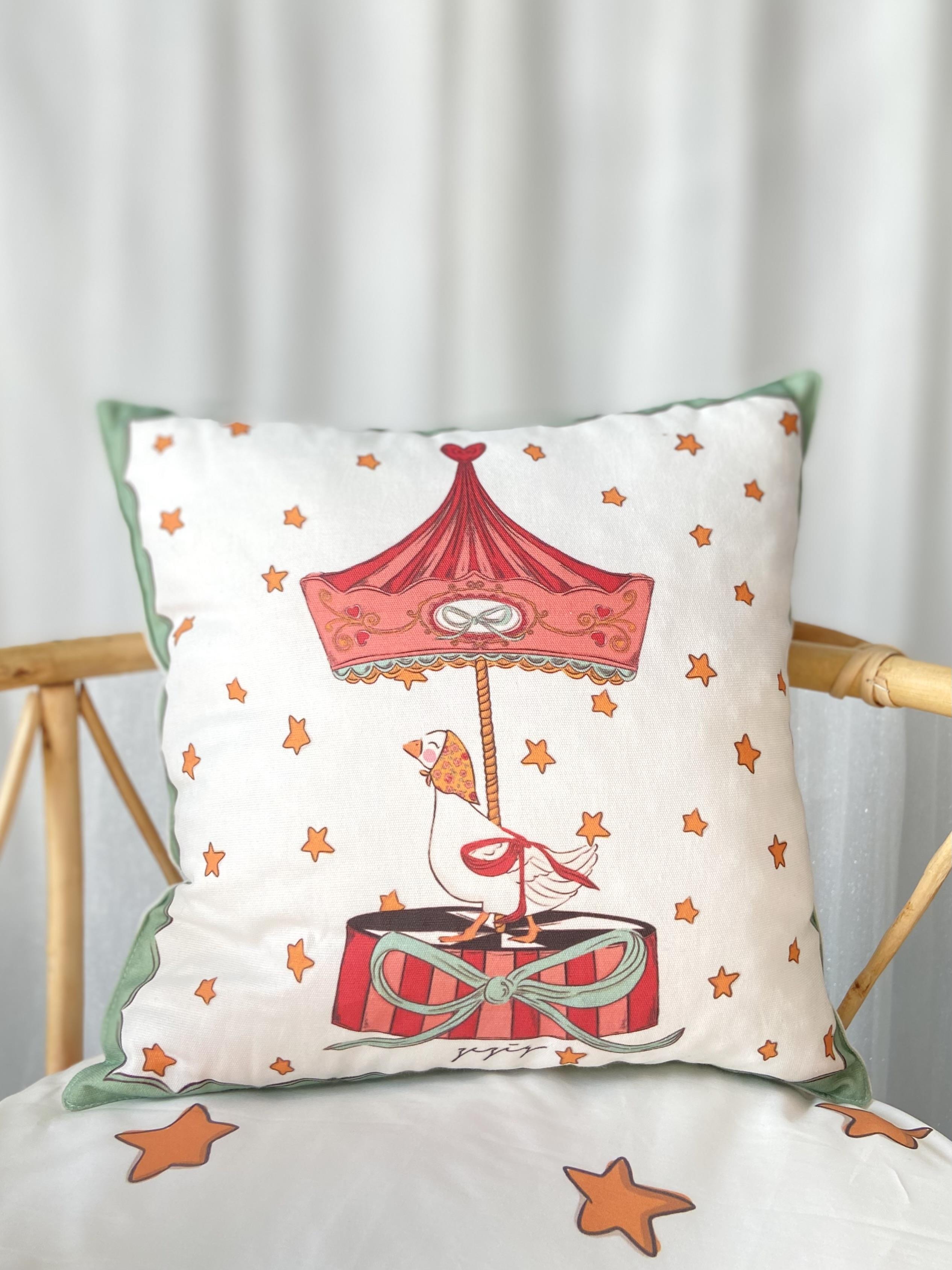 Premium Fairy Tale Series - Carousel Baby Room Pillow