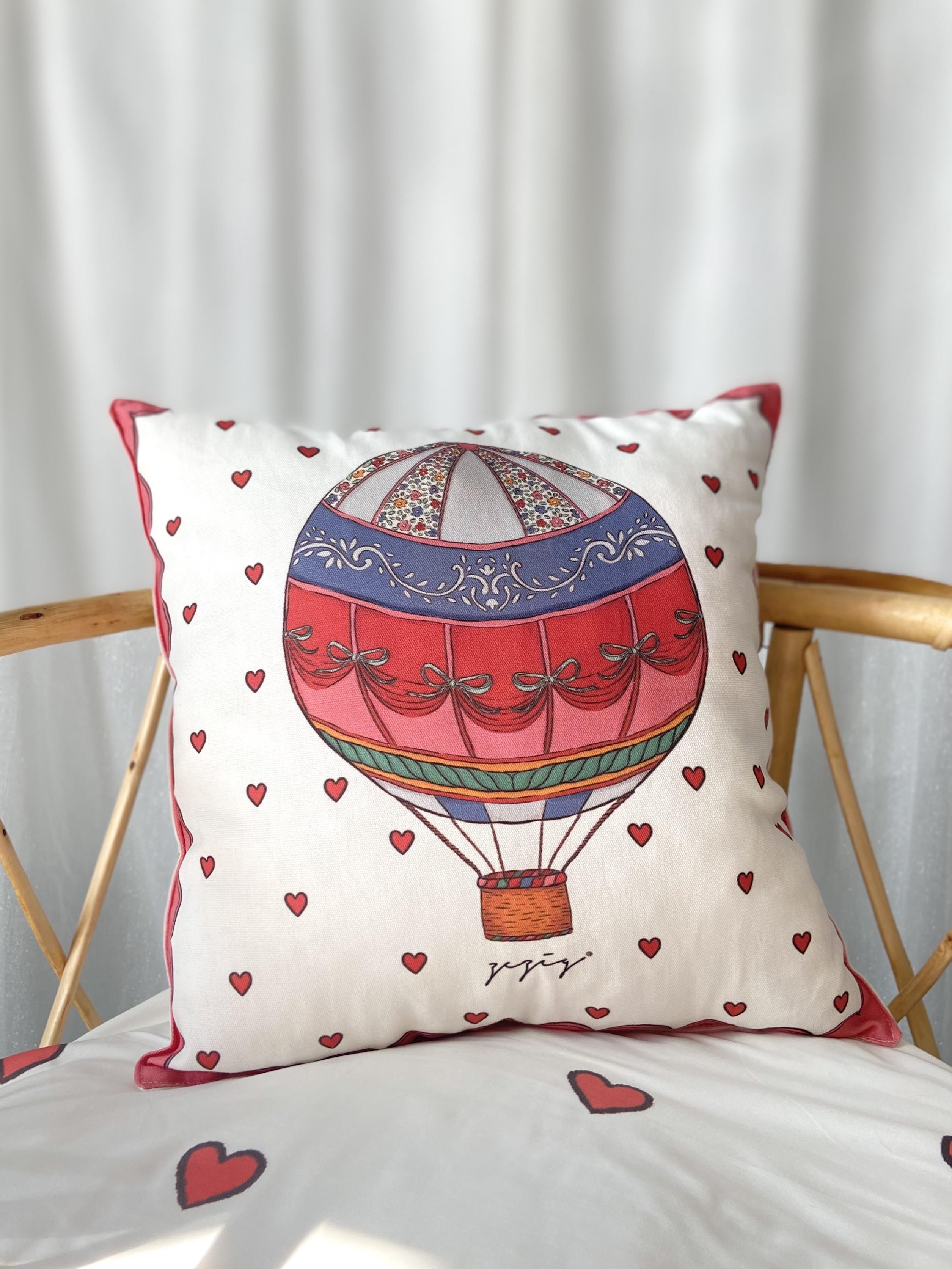 Premium Fairy Tale Series - Heart Balloon Baby Room Pillow