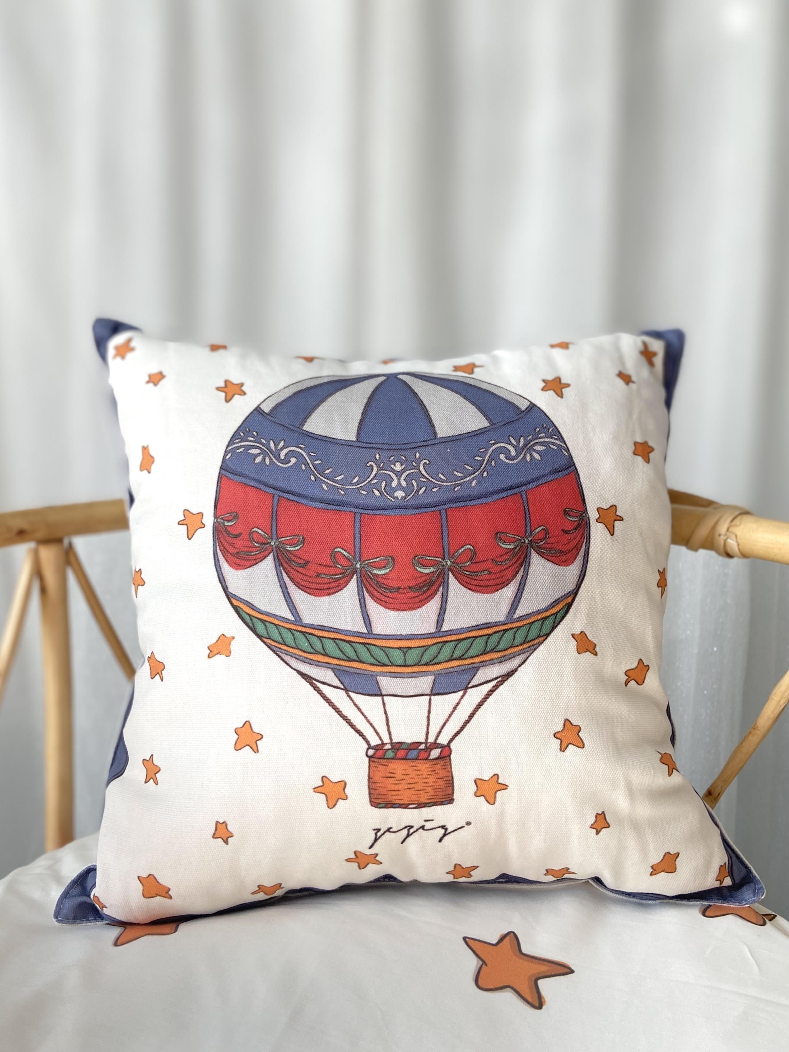 Premium Fairytale Series - Starry Balloon Baby Room Pillow