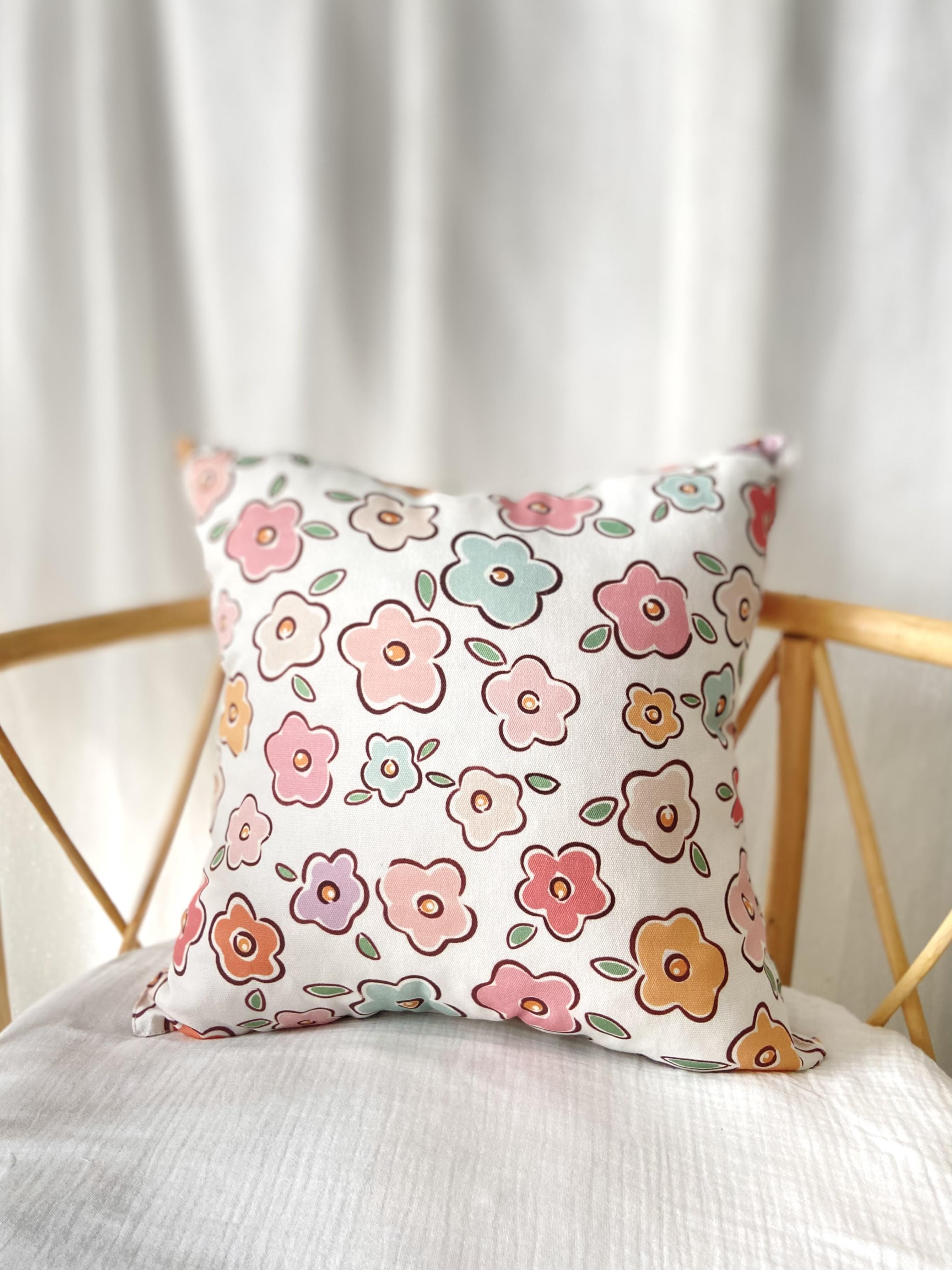 Colorful Daisy Baby Room Pillow