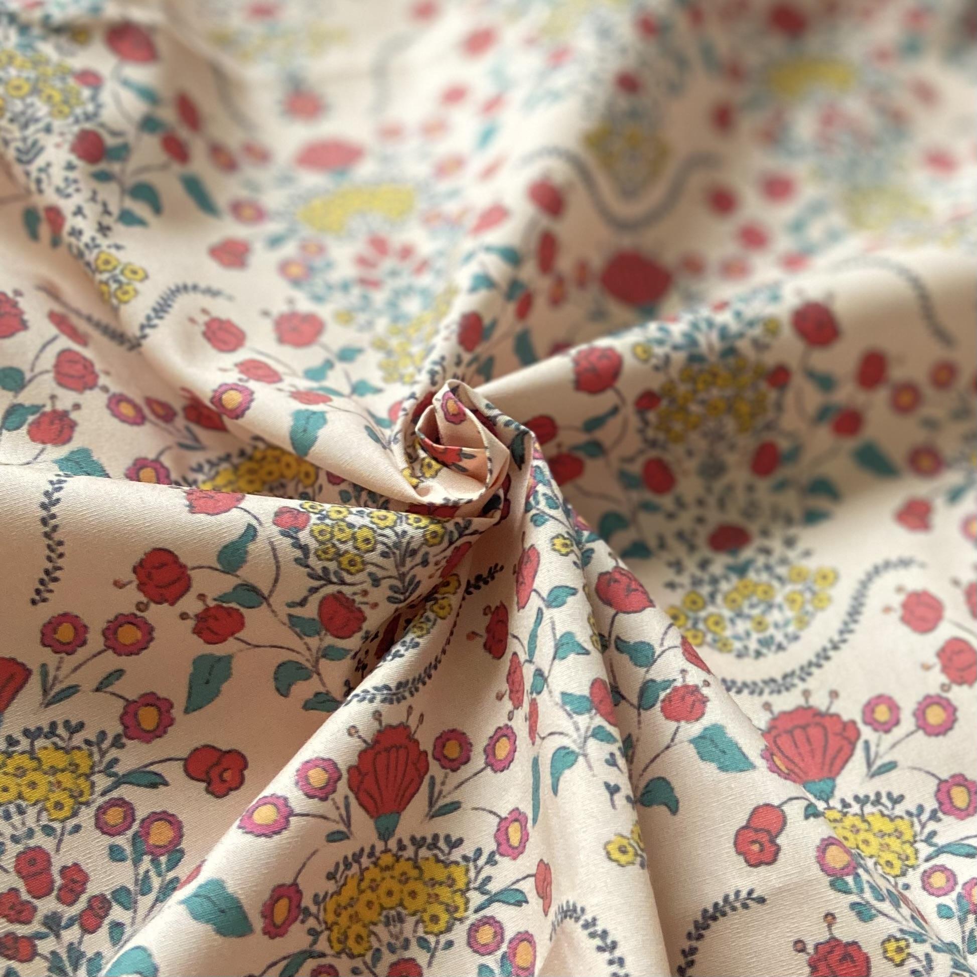 Rosette Poplin Kumaş