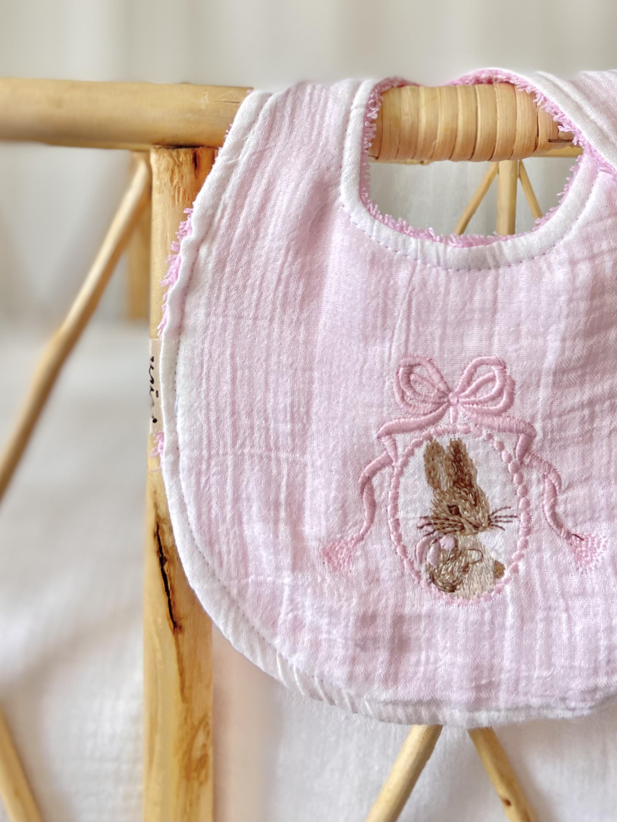 Royal Rabbit Embroidered Apron
