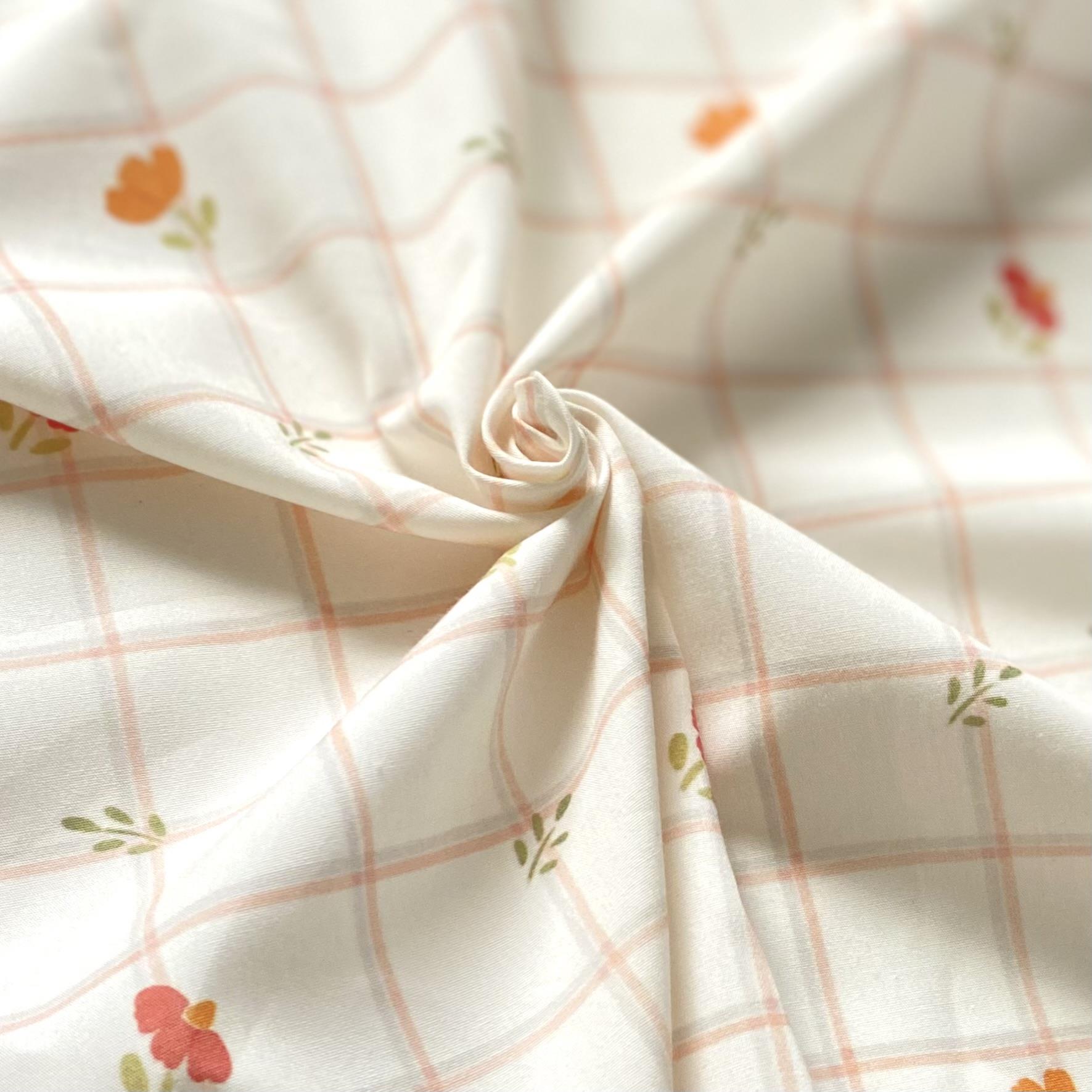 Solera - Squares Poplin Kumaş