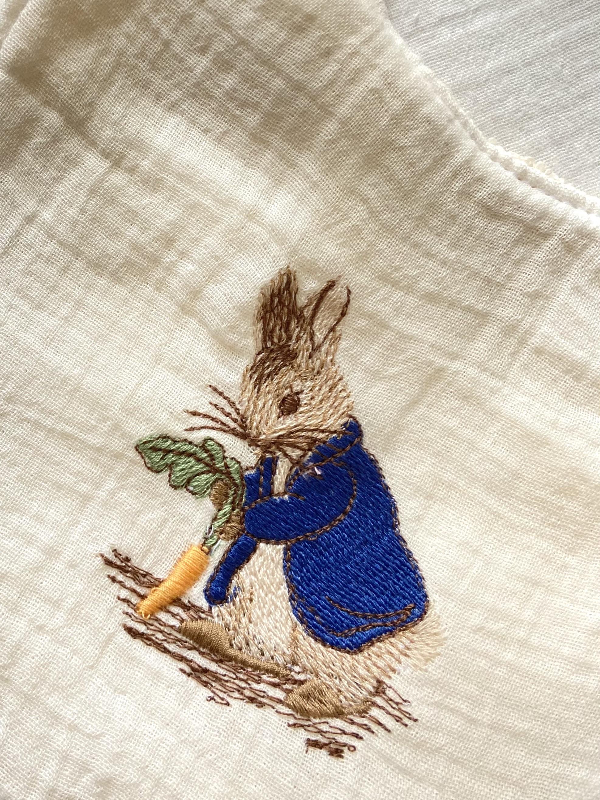 Rabbit Embroidered Apron
