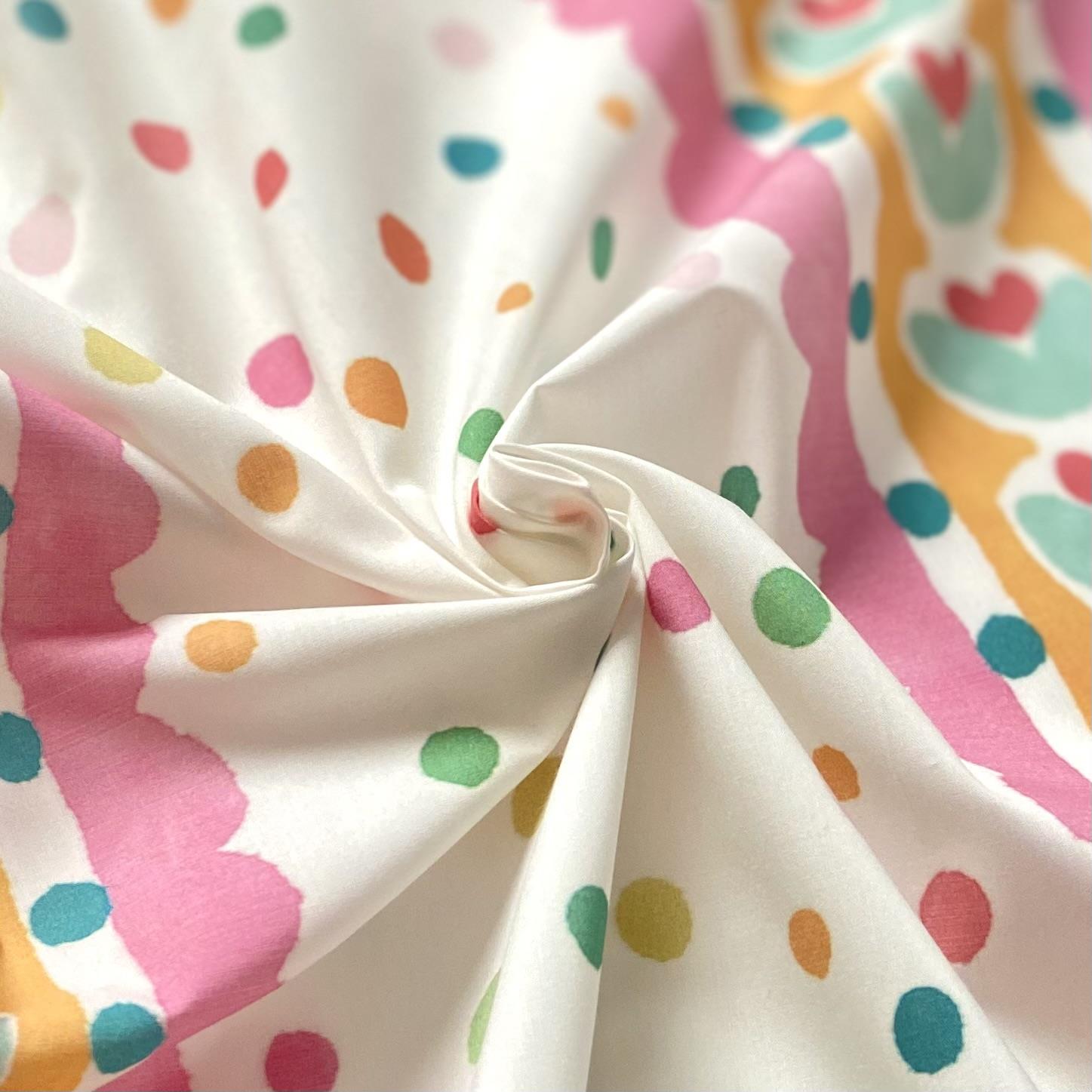 Zezig Cute Dots Poplin Fabric