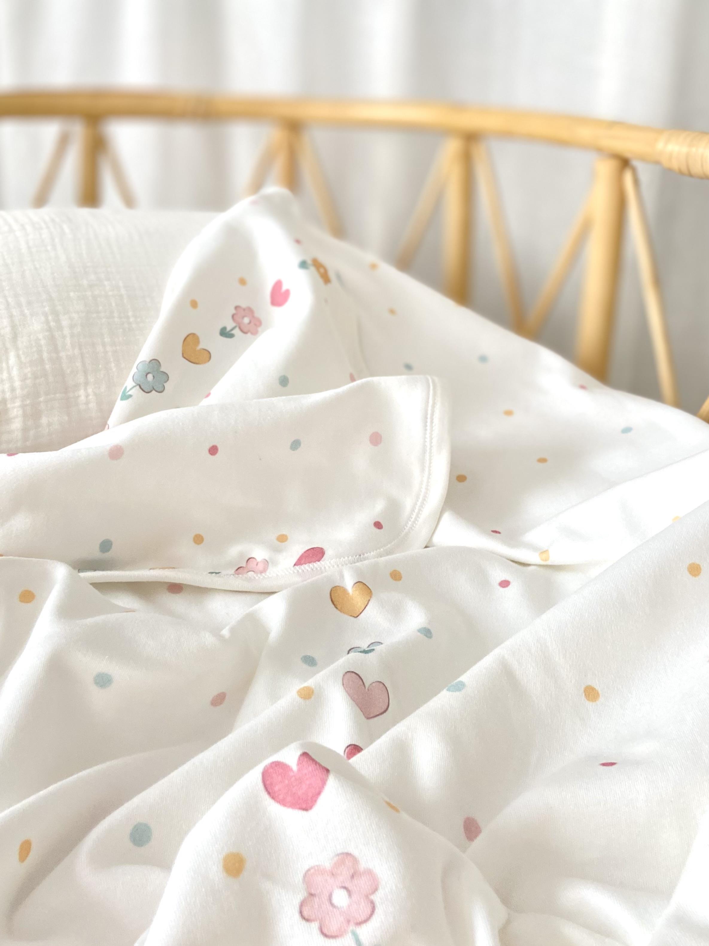 Zezig Dotty Combed Cotton Blanket