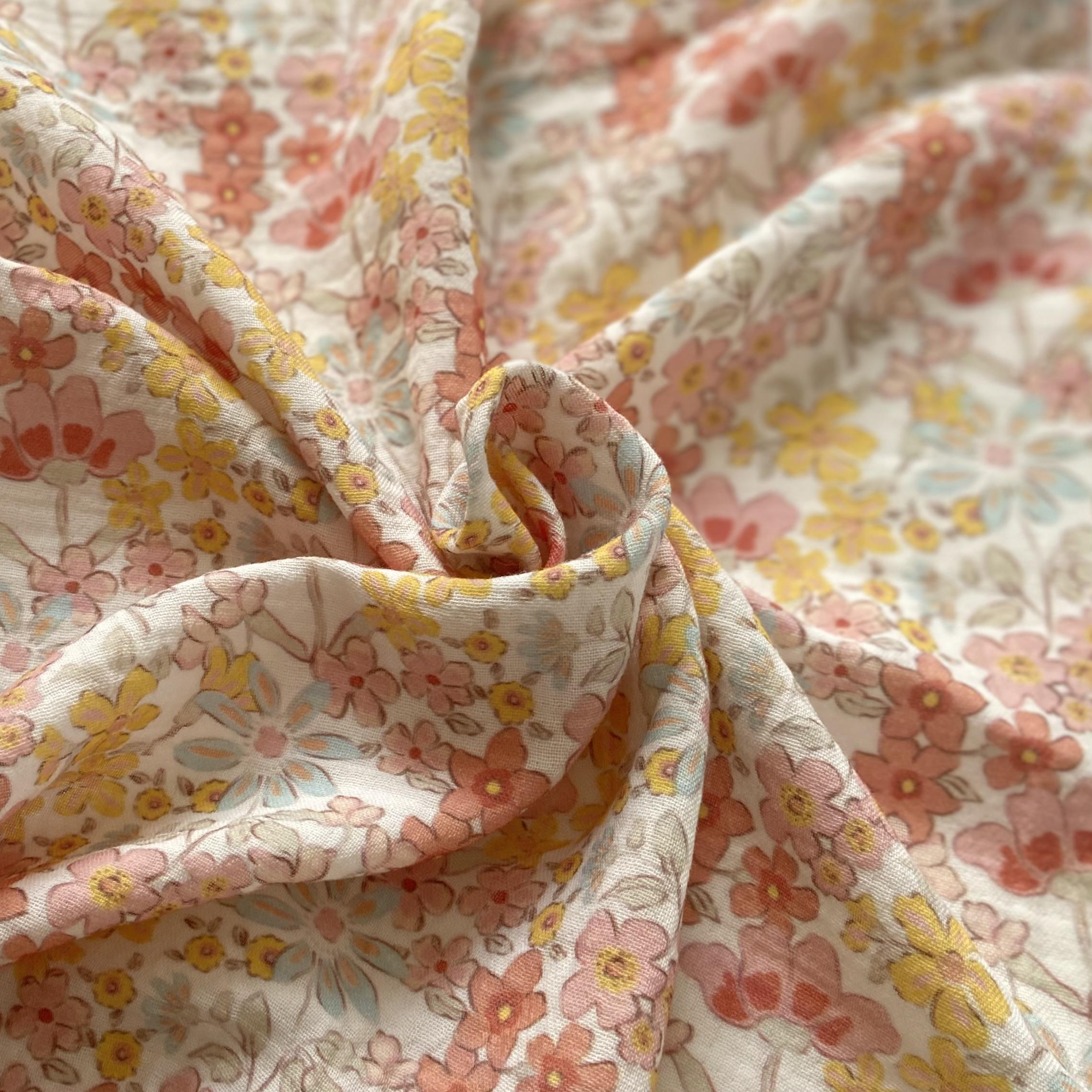 Zezig Garden of Colors Muslin Fabric
