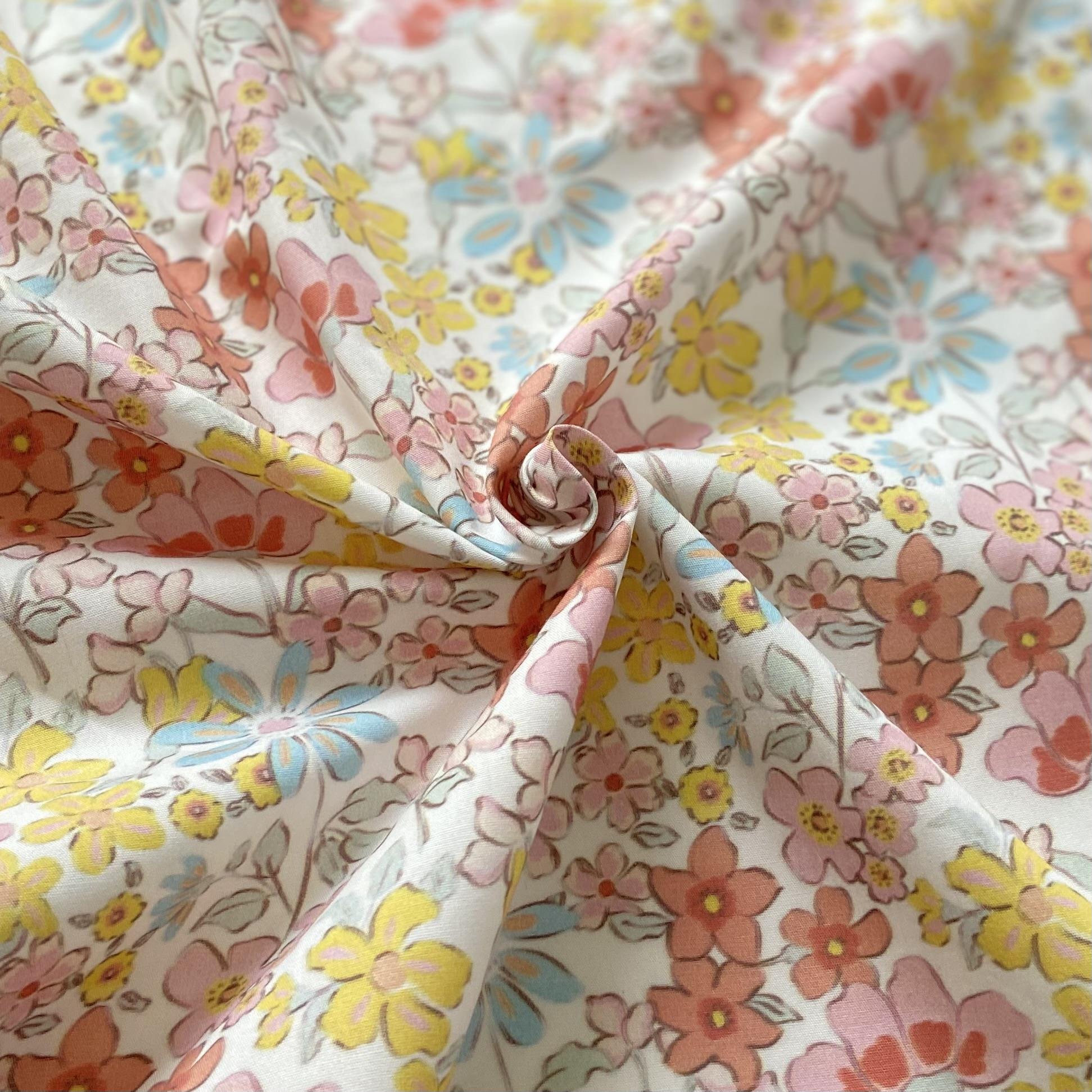 Zezig Garden of Colors Poplin Fabric