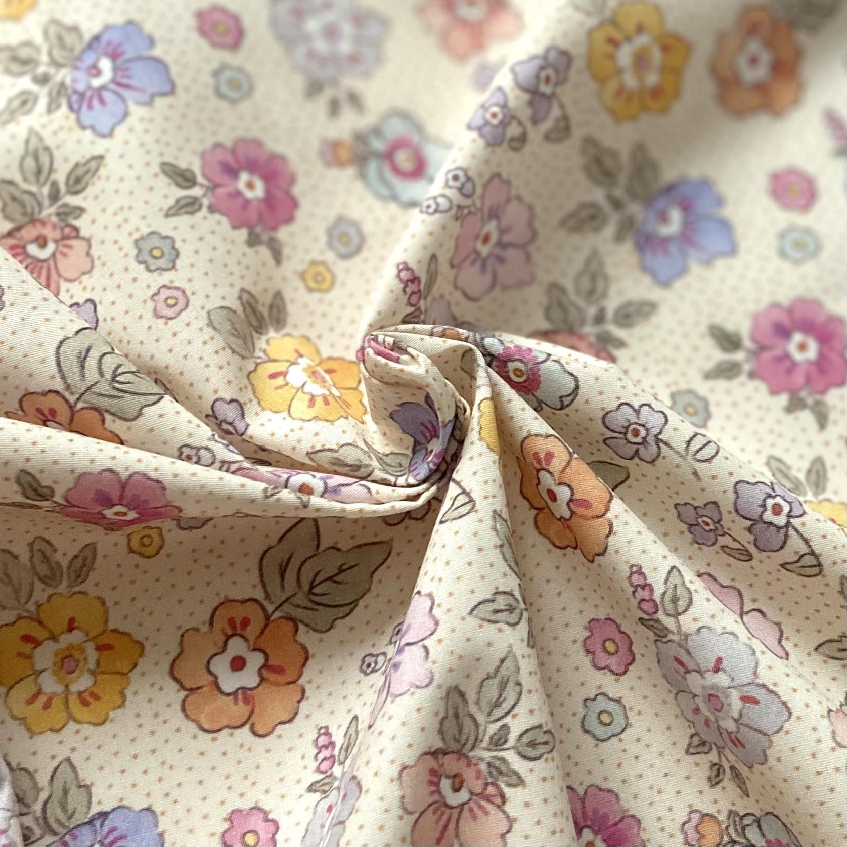 Zezig Hearty Floral Poplin Fabric