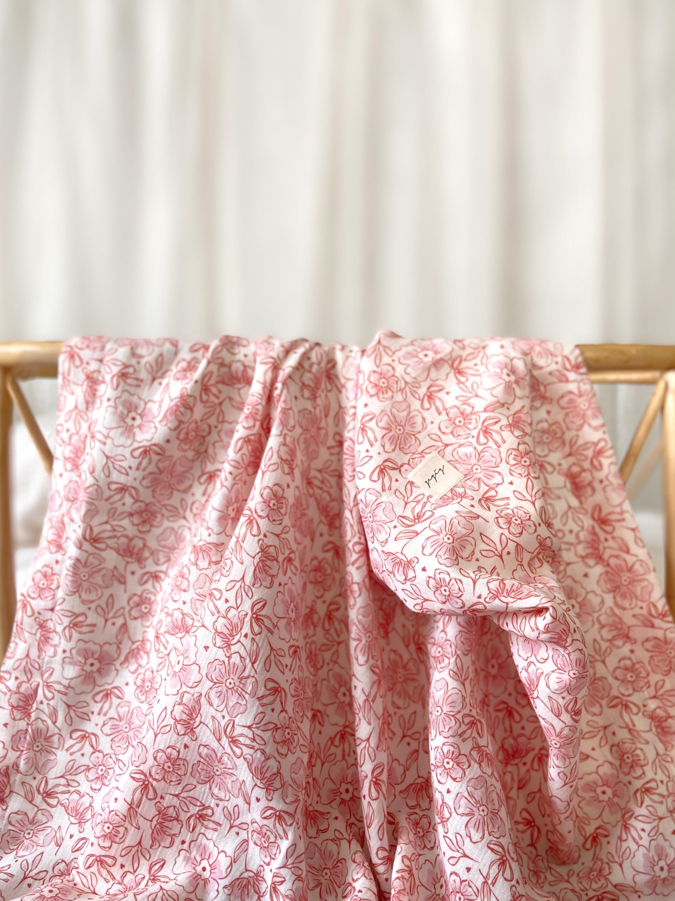 Zezig Pinky Elegance Müslin Örtü