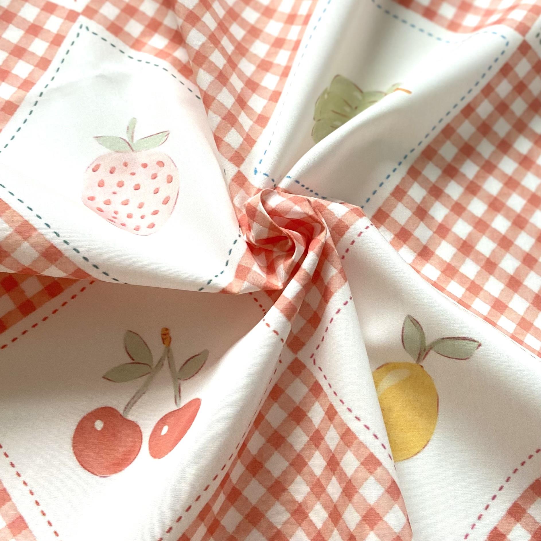 Zezig Pötimeyve Poplin Kumaş
