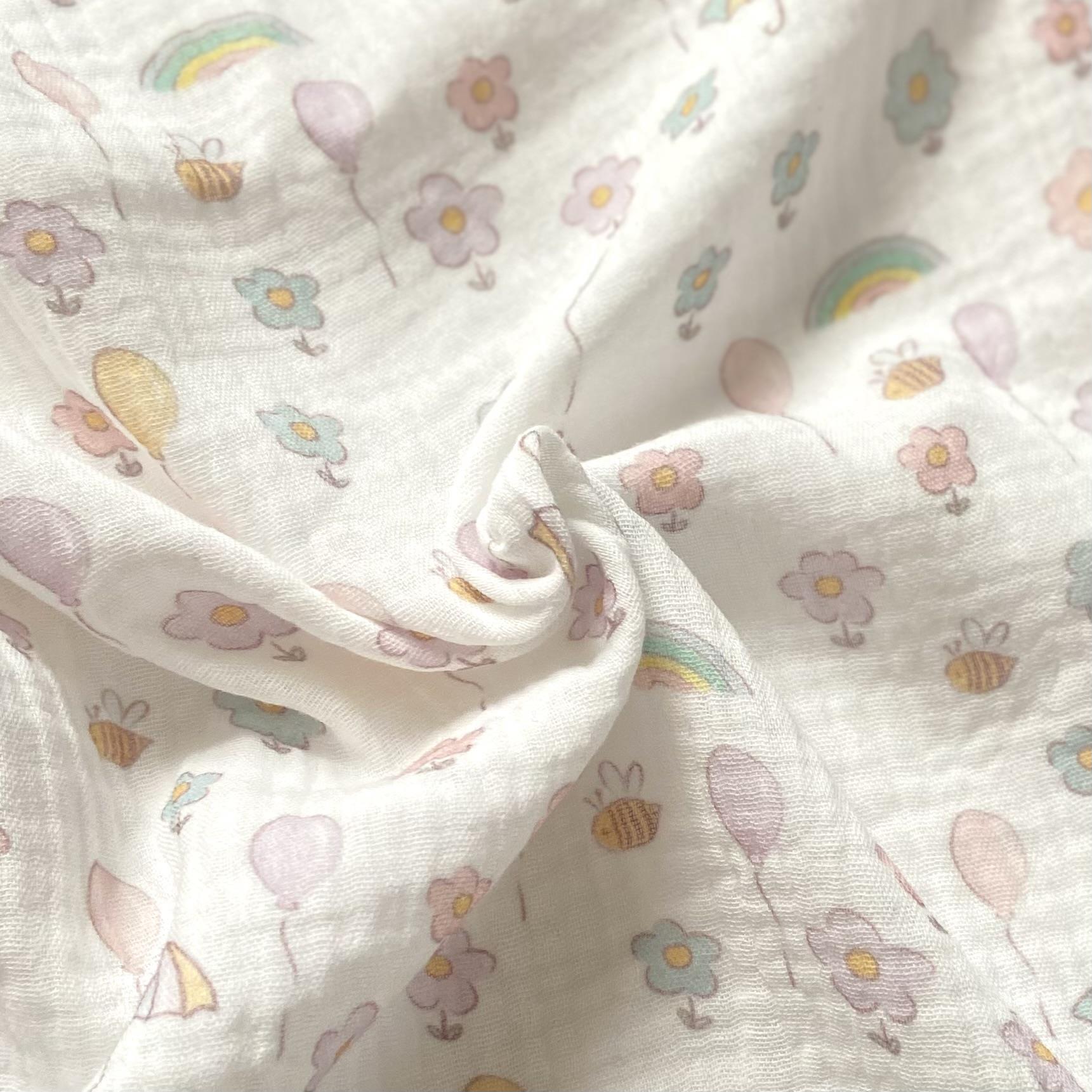 Zezig Soft Doodle Müslin Kumaş